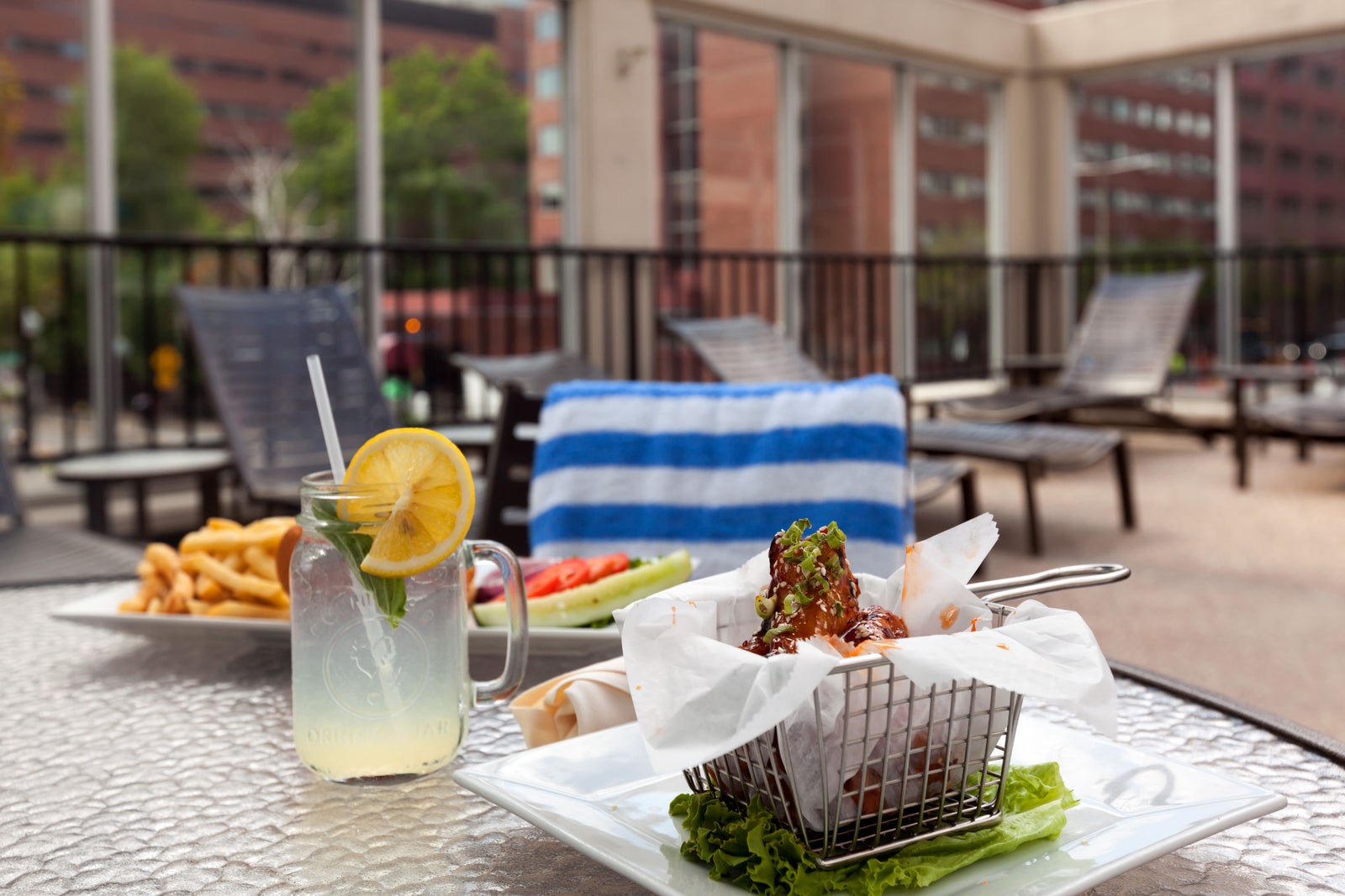 Poolside Dining