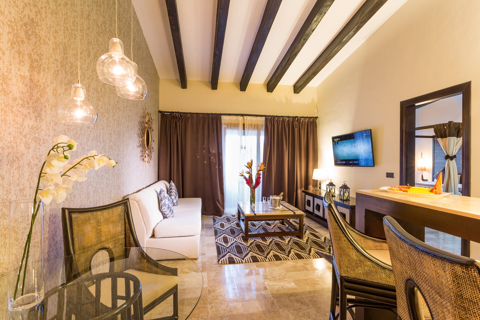 Grand Palladium Riviera, México, Riviera Maya, habitación, habitaciones, cuarto, estancia, master suite colonial, Master Suite Colonial, dormitorio,, salón, sala, barra