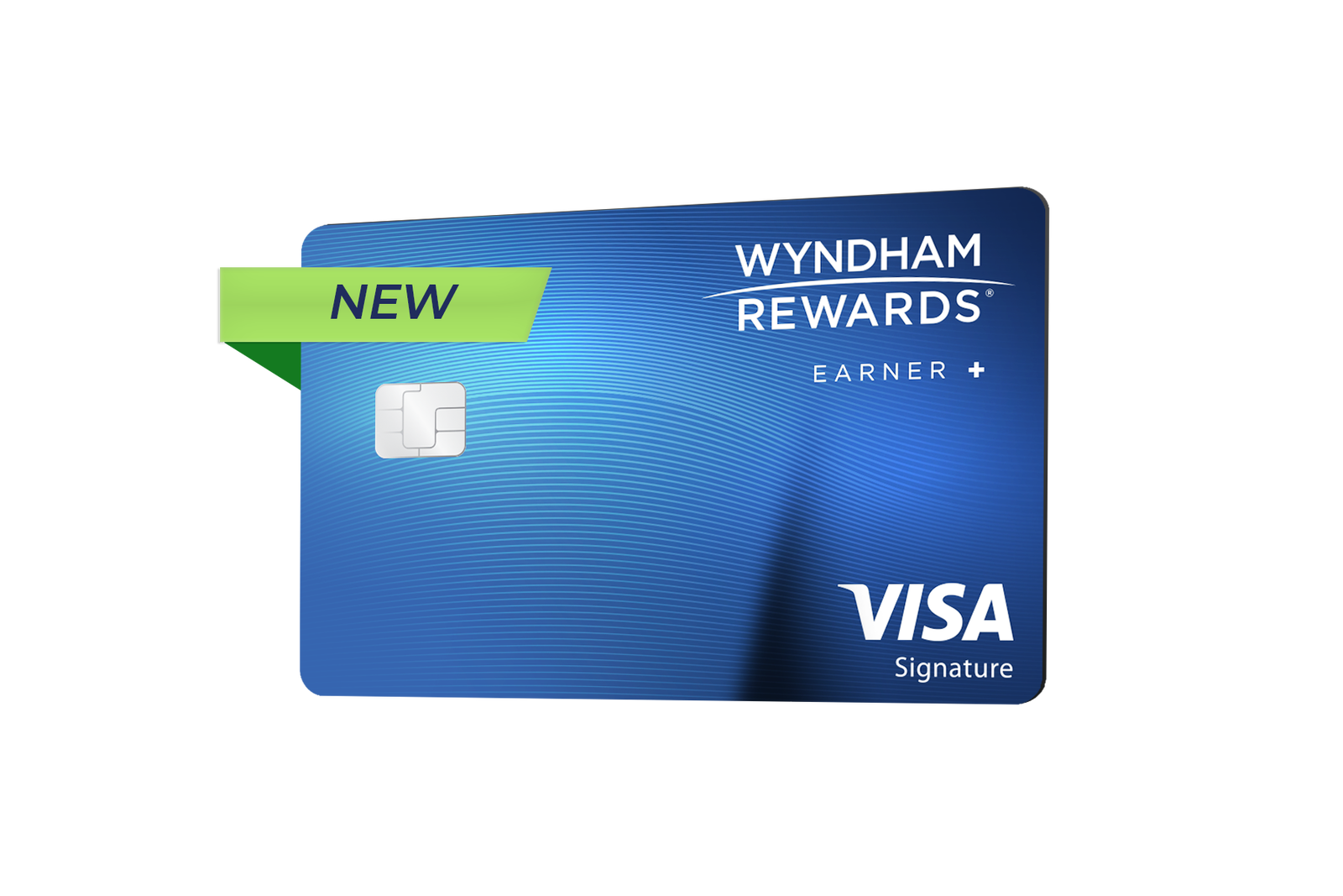 Wyndham Rewards Earner card with the New flag