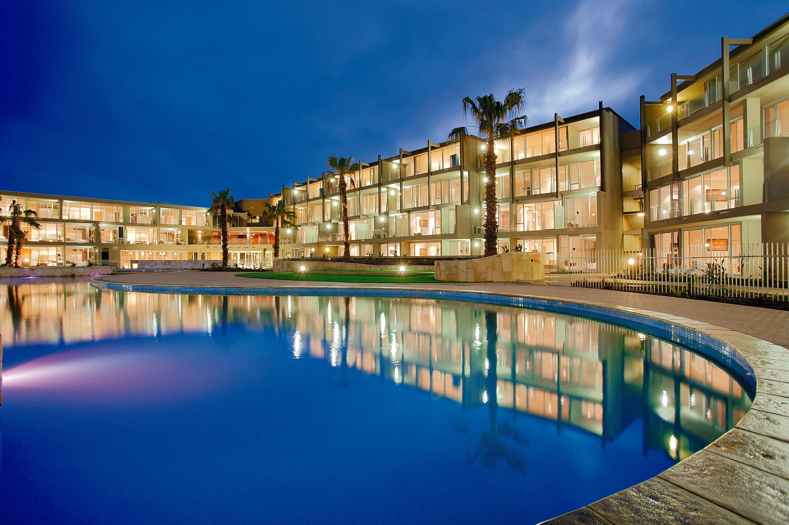 Pool View - Night