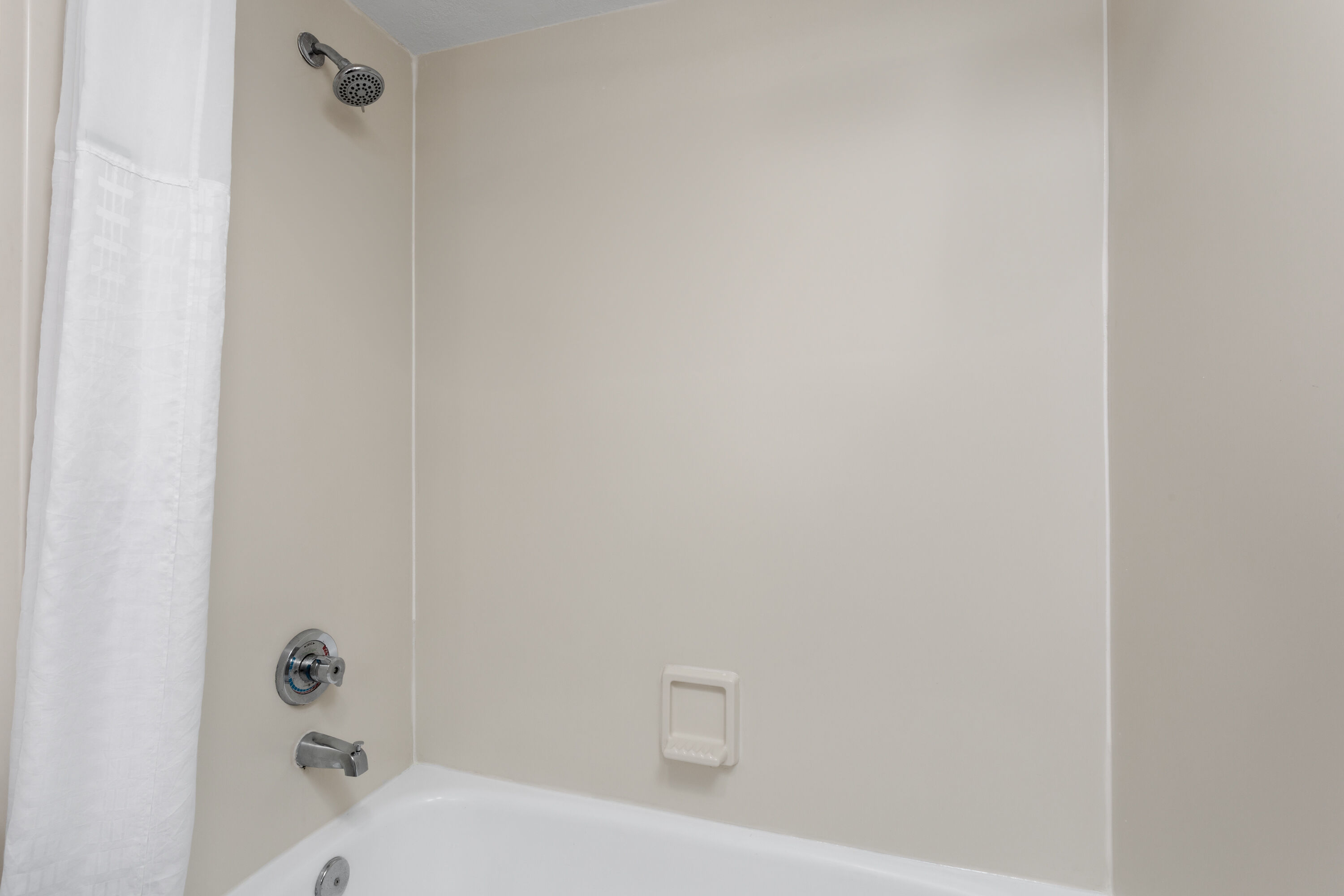Guest room bath at the Hawthorn Extended Stay by Wyndham Ft Lauderdale Cypress Crk in Fort Lauderdale, Florida