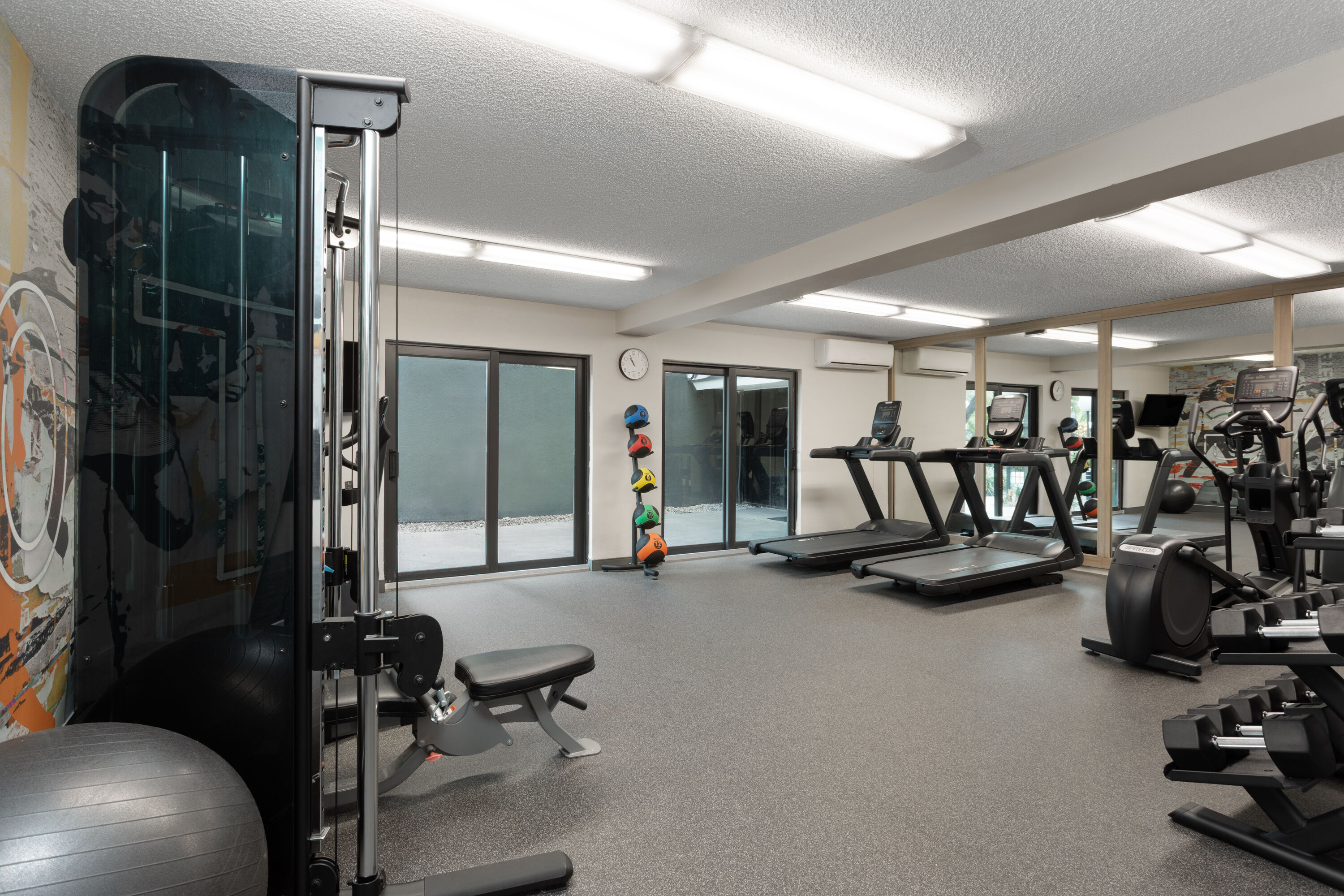 Fitness room at Hawthorn Extended Stay by Wyndham Ft Lauderdale Cypress Crk in Fort Lauderdale, Florida