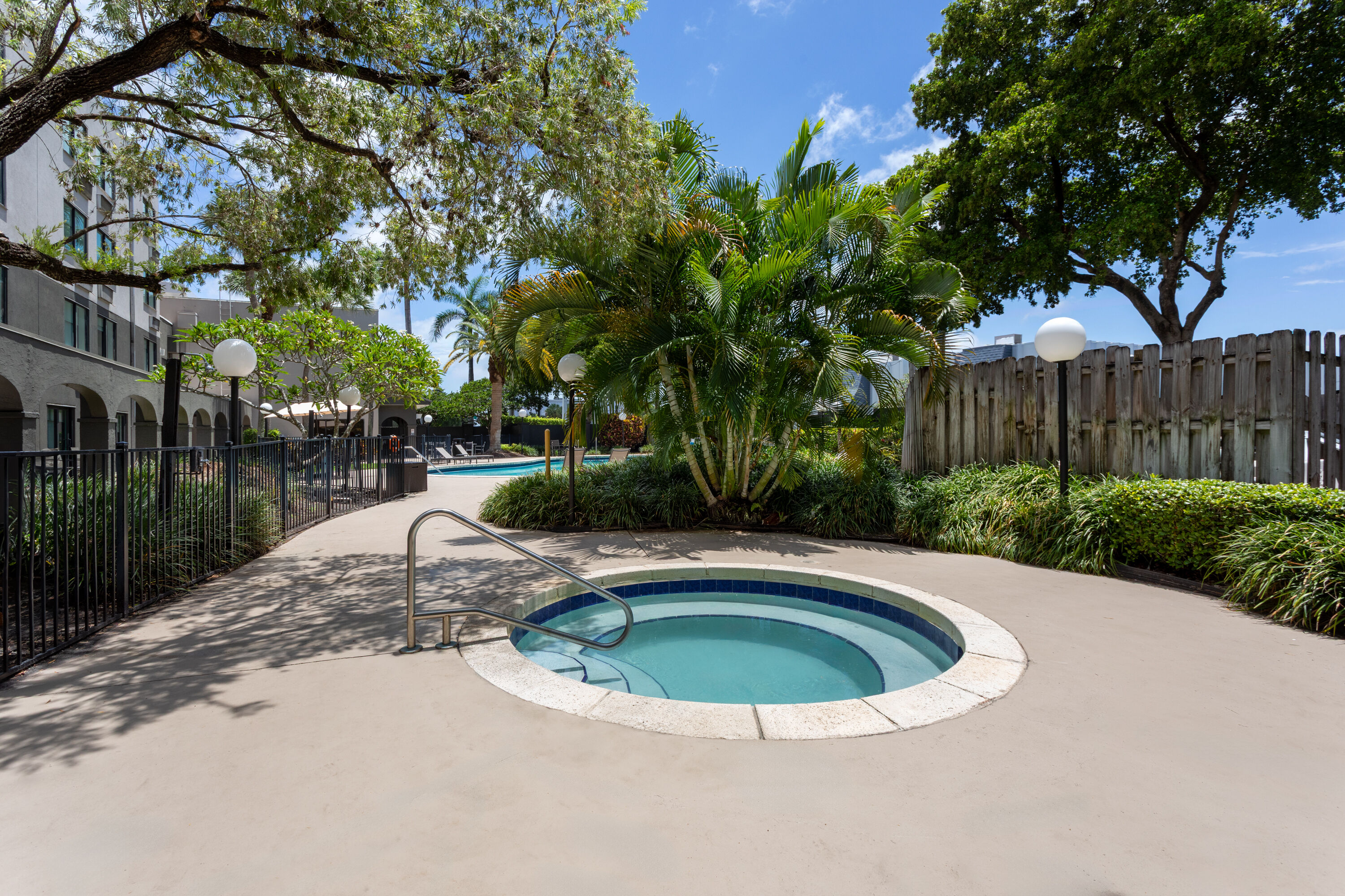 Hot tub at the Hawthorn Extended Stay by Wyndham Ft Lauderdale Cypress Crk in Fort Lauderdale, Florida