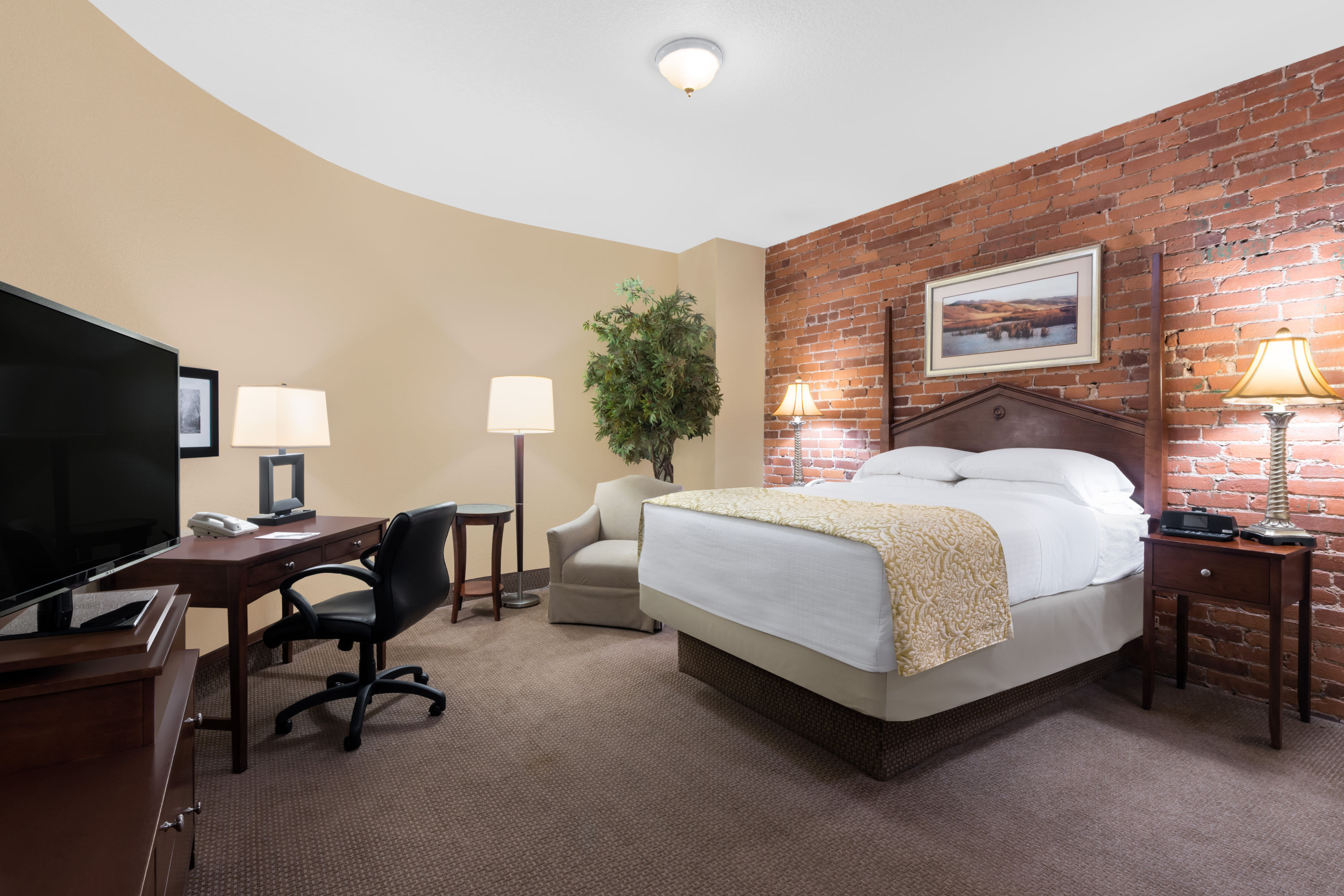 Guest room at the Hawthorn Extended Stay by Wyndham Rome in Rome, Georgia