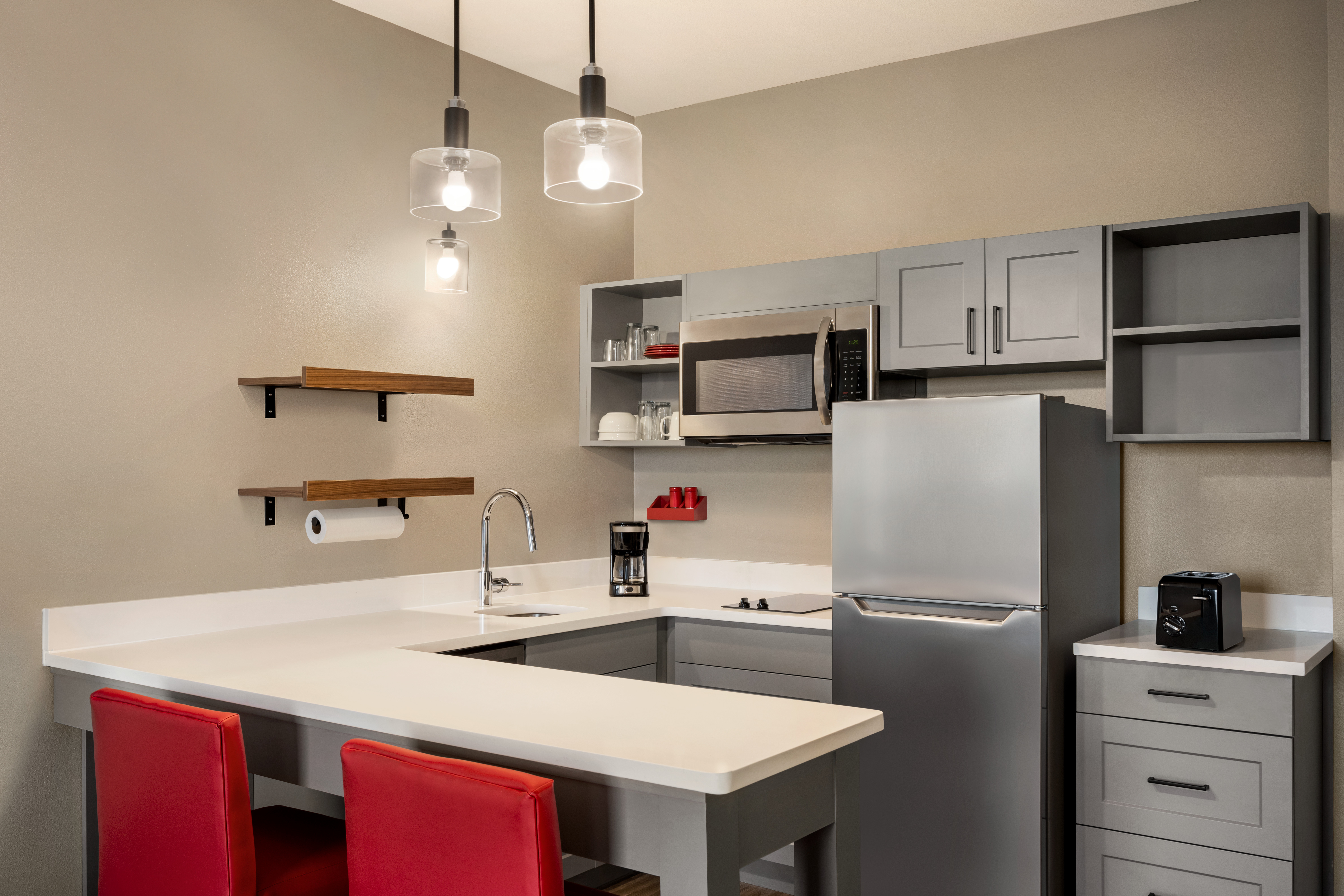 Guest room at the Hawthorn Extended Stay by Wyndham Del Rio in Del Rio, Texas