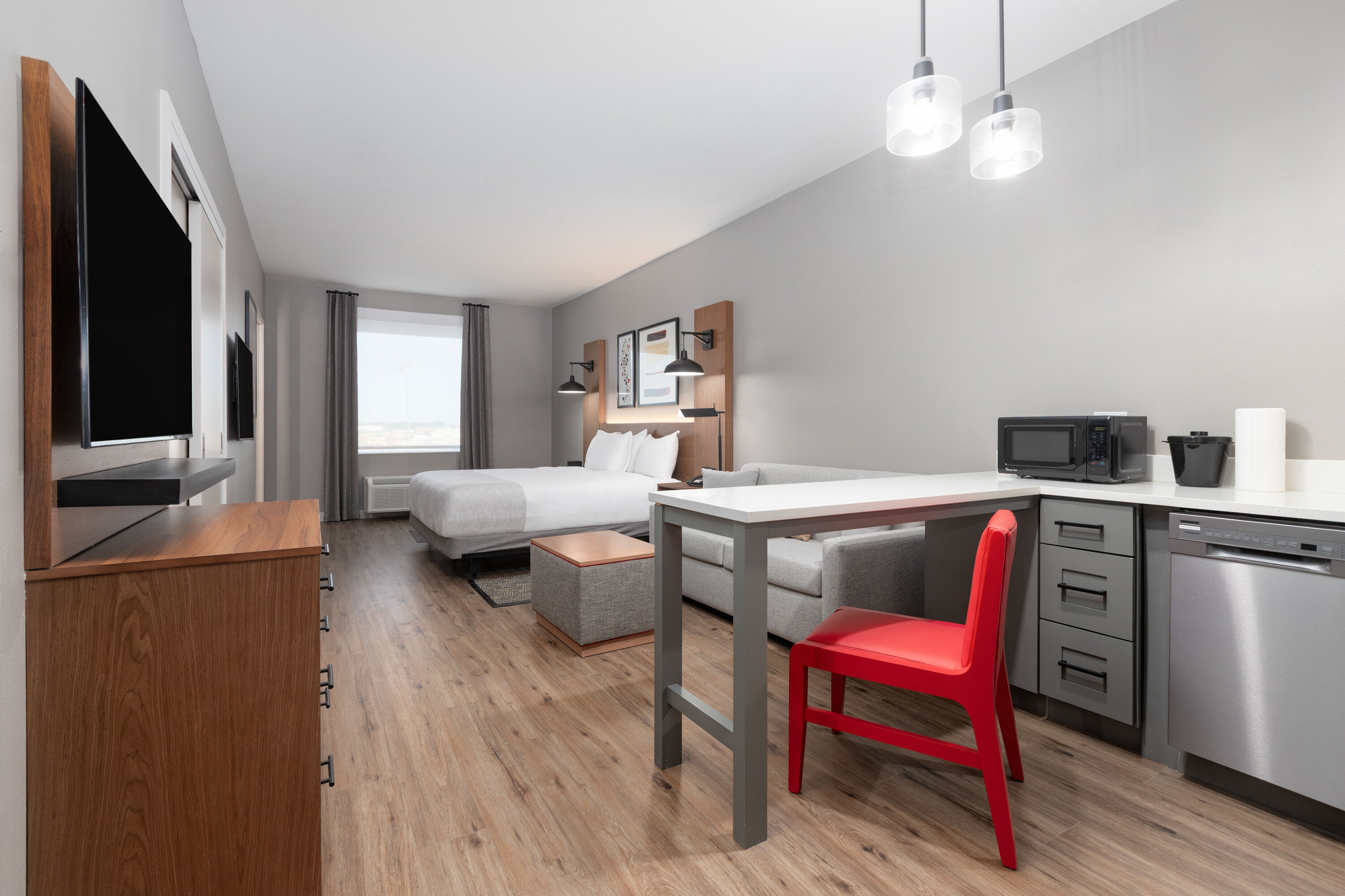 Guest room at the Hawthorn Extended Stay by Wyndham Eagle Pass in Eagle Pass, Texas