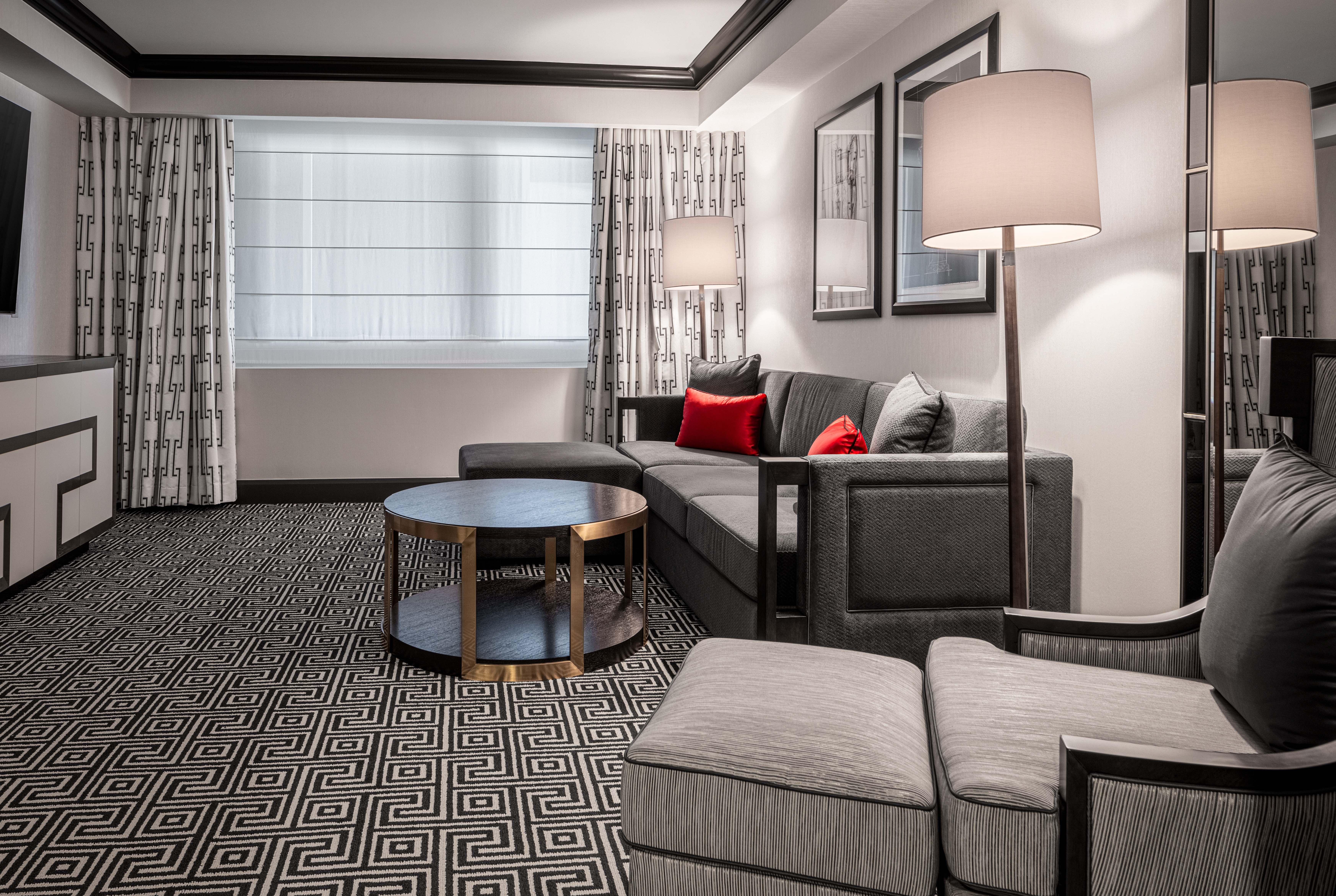 Guest room at the Caesars Palace Las Vegas in Las Vegas, Nevada