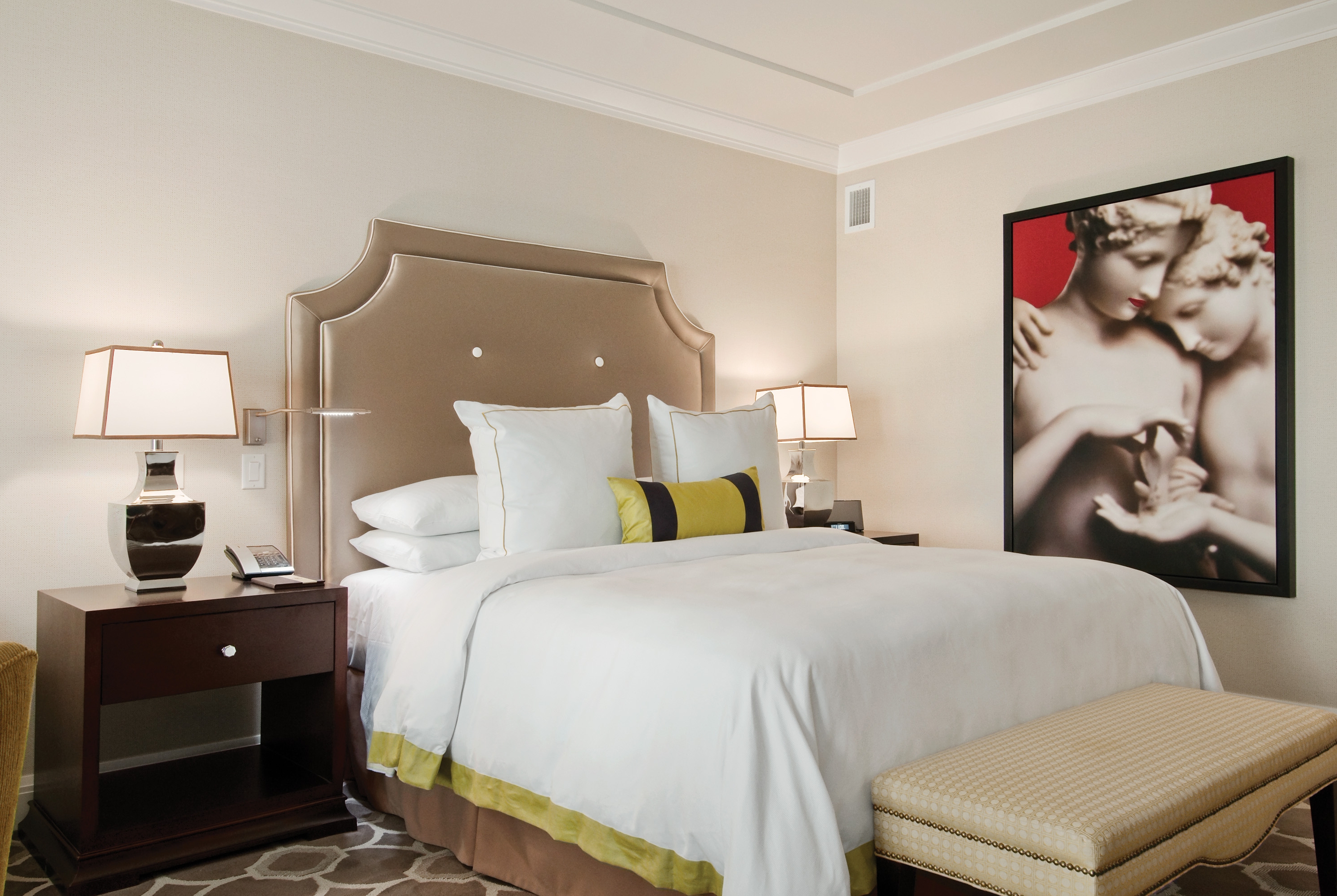 Guest room at the Caesars Palace Las Vegas in Las Vegas, Nevada