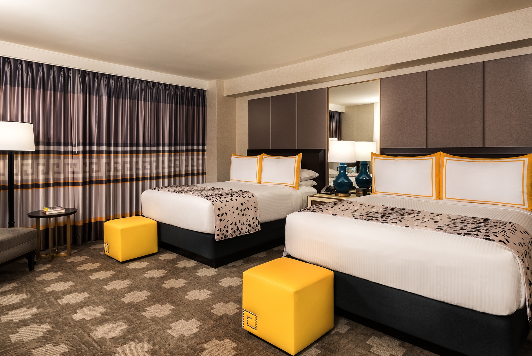 Guest room at the Caesars Palace Las Vegas in Las Vegas, Nevada