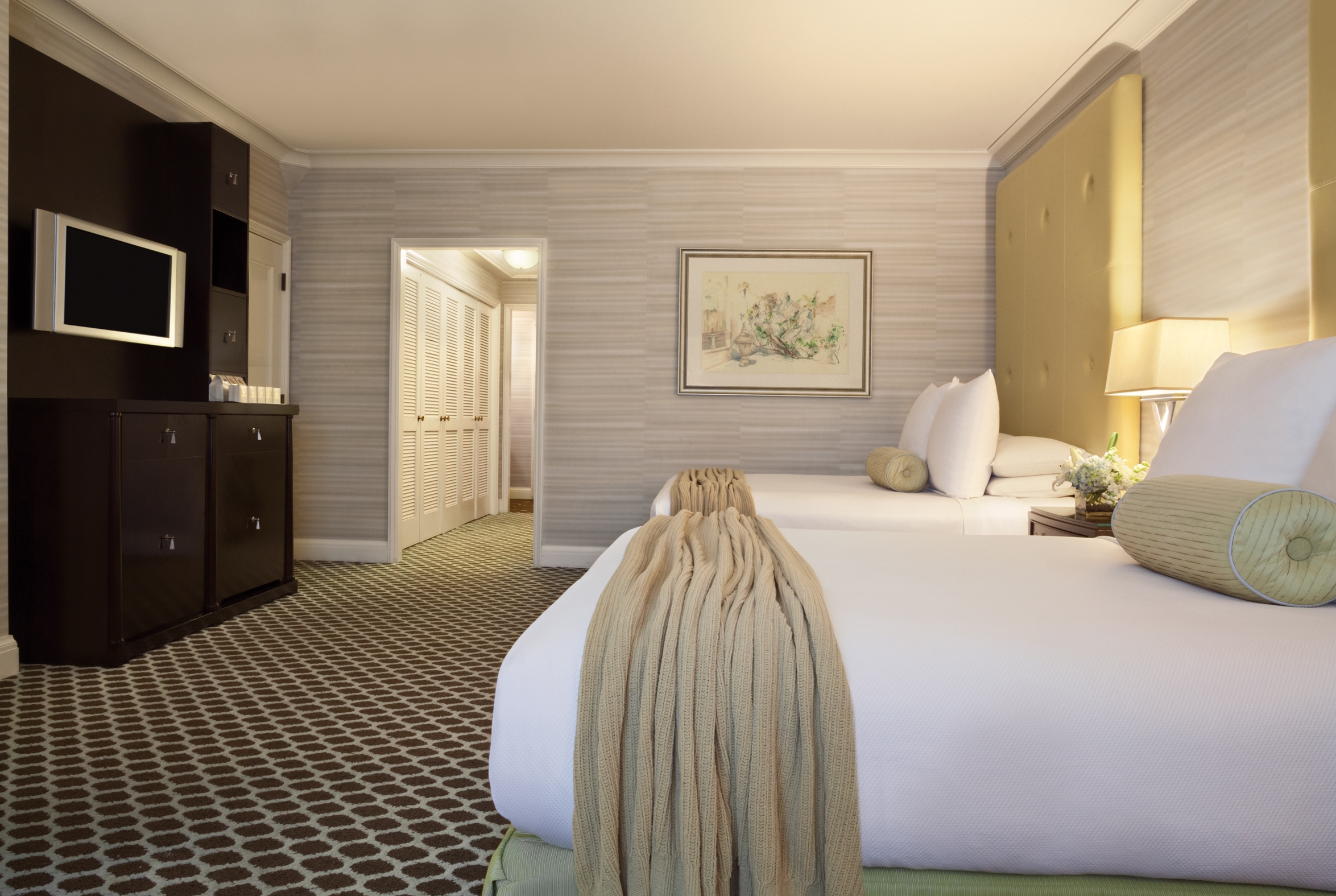 Guest room at the Caesars Palace Las Vegas in Las Vegas, Nevada