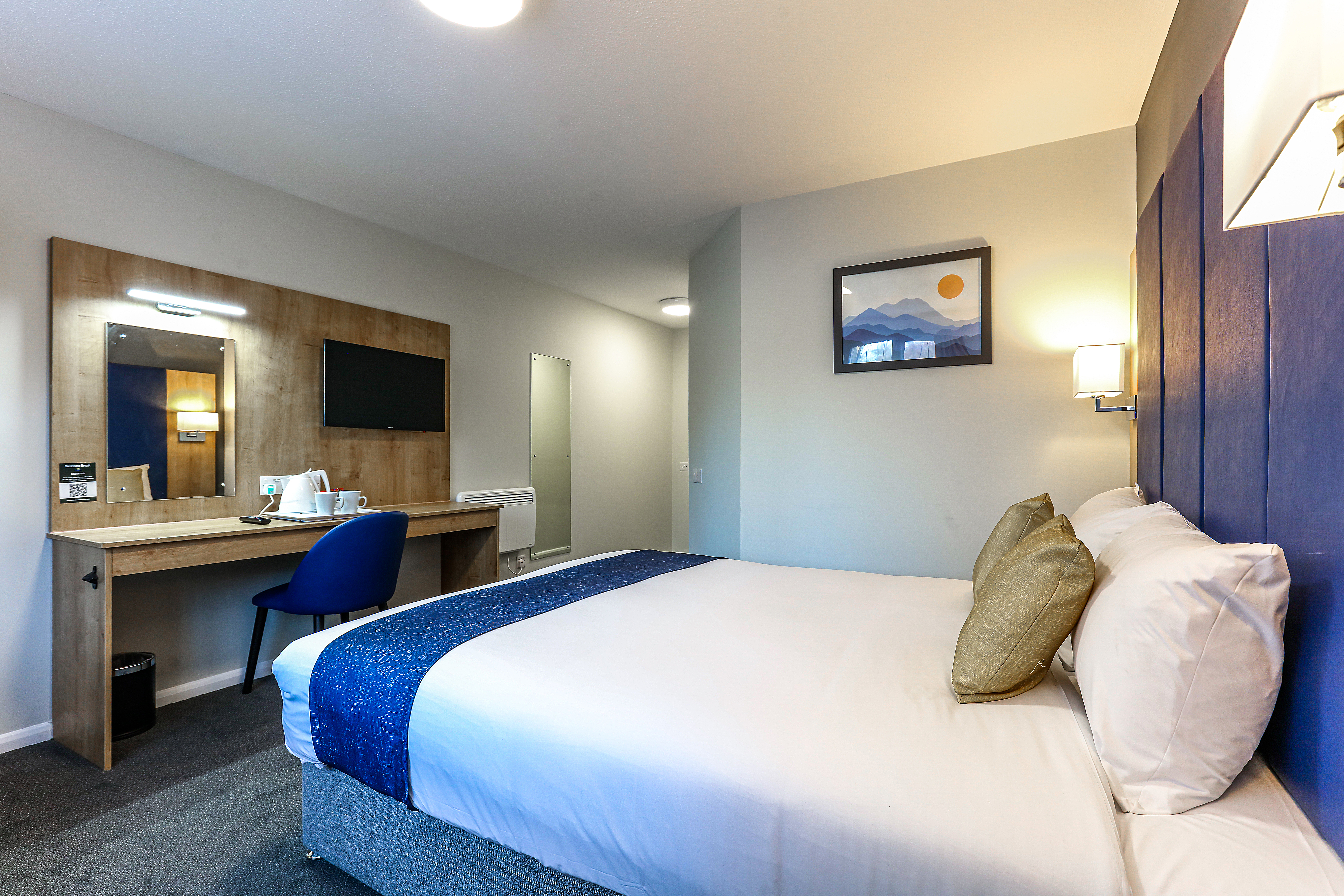 Guest room at the Days Inn by Wyndham London Stansted Airport in Bishops Stortford, Other than US/Canada