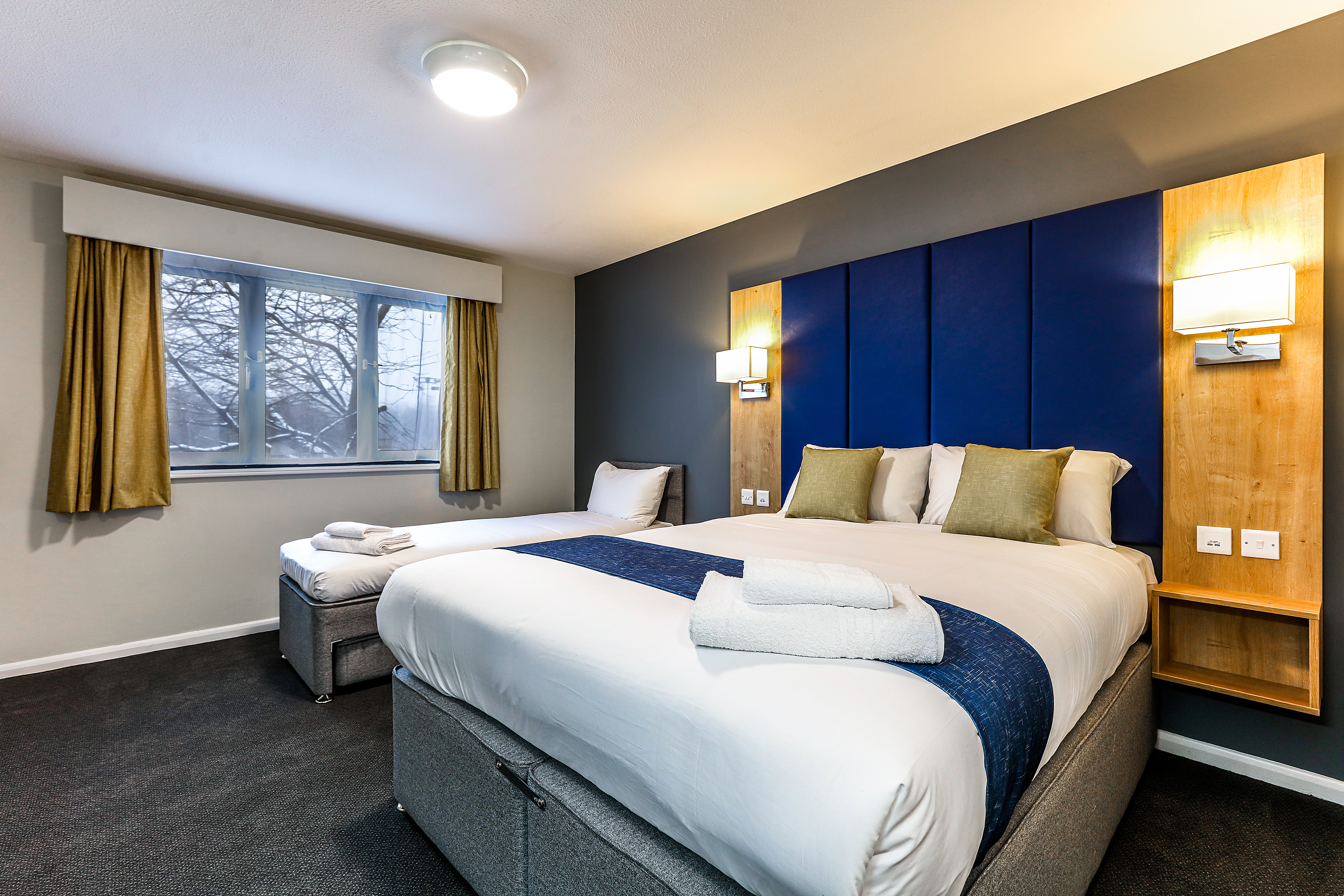 Guest room at the Days Inn by Wyndham London Stansted Airport in Bishops Stortford, Other than US/Canada