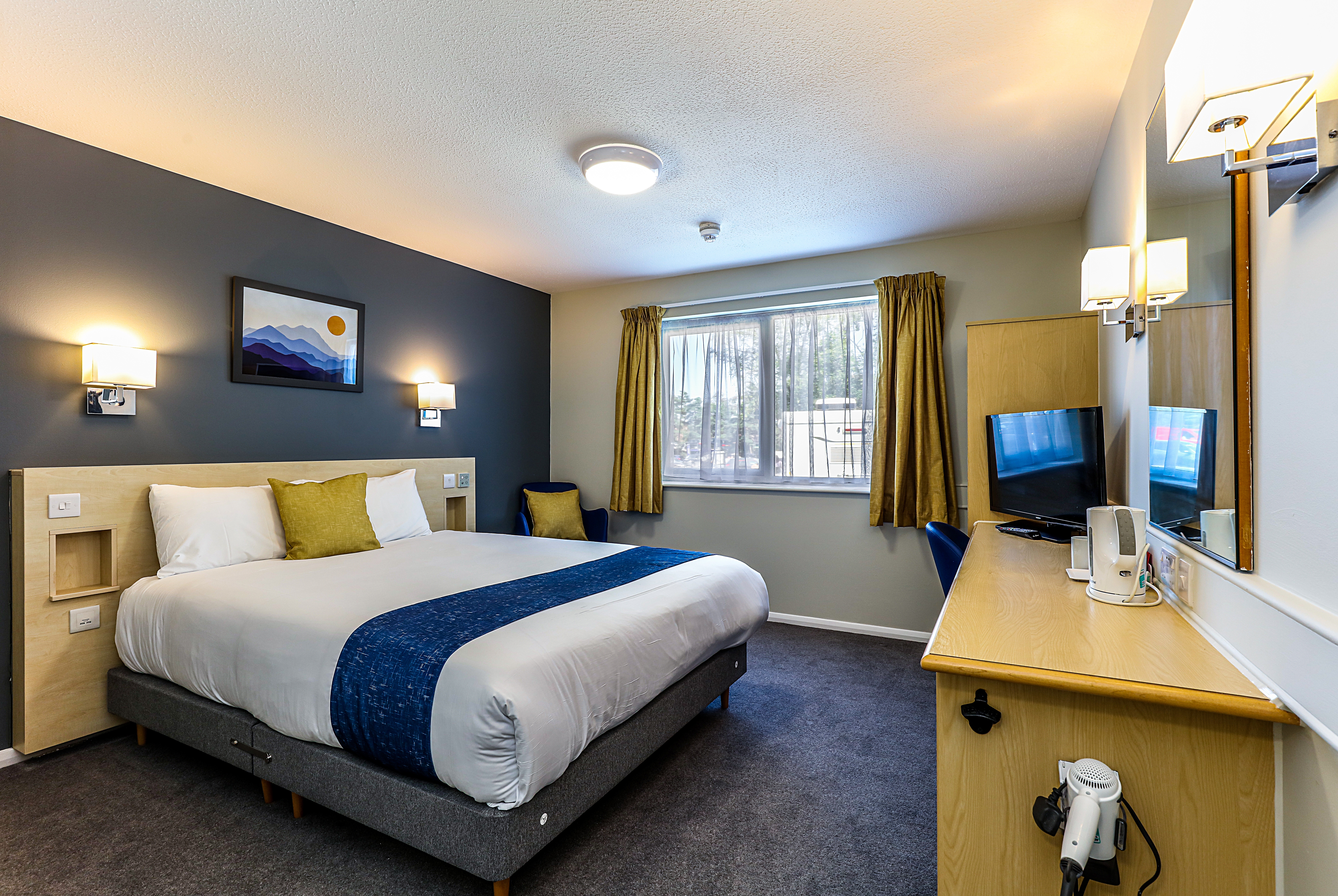 Guest room at the Days Inn by Wyndham Fleet M3 in Fleet, Other than US/Canada
