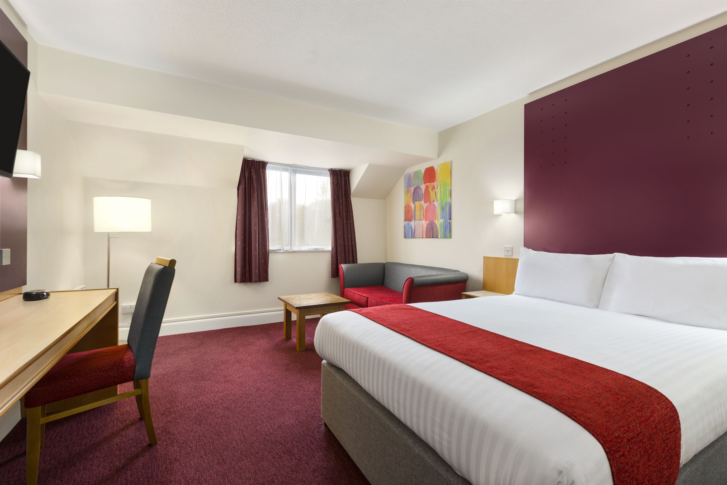 Guest room at the Days Inn by Wyndham Maidstone in Hollingbourne, Other than US/Canada
