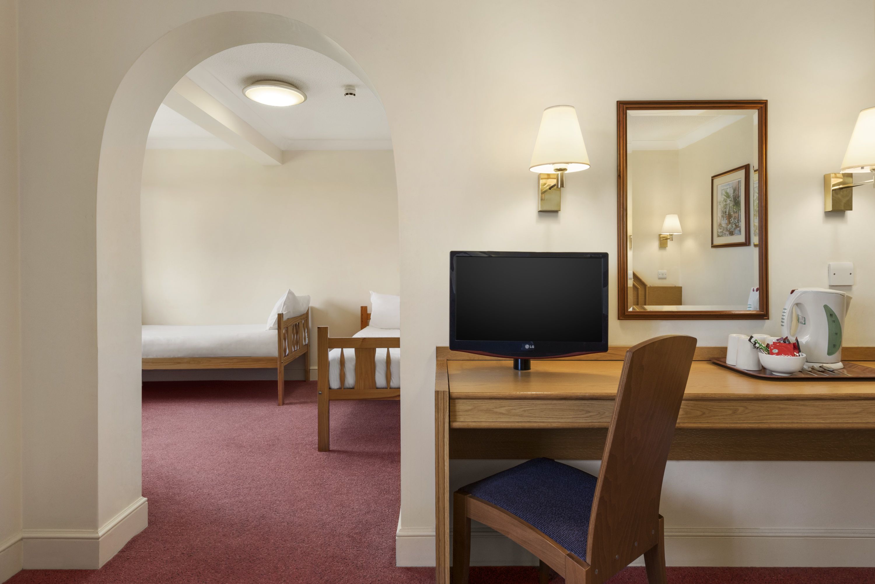 Guest room at the Days Inn by Wyndham Stafford in Stone, Other than US/Canada