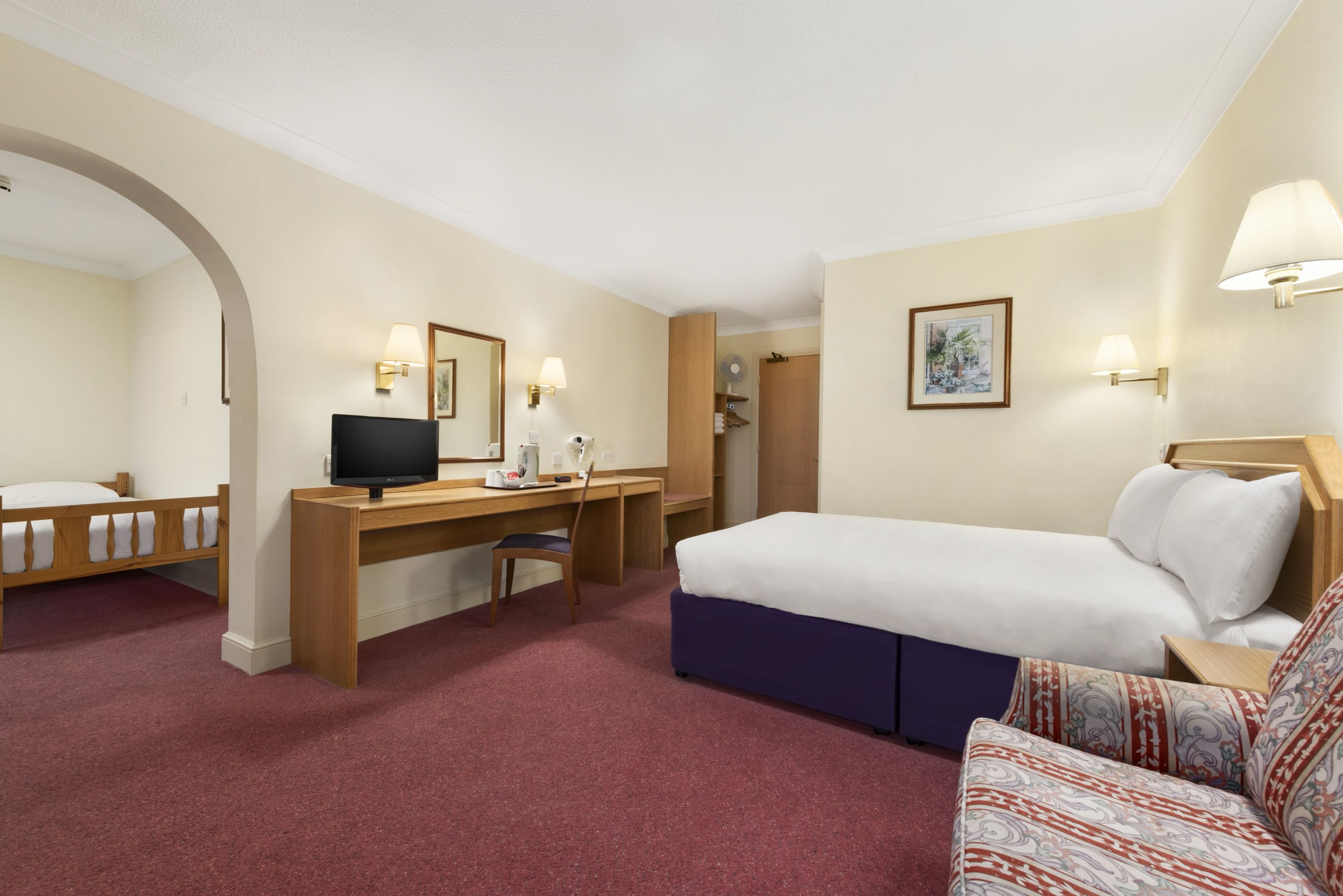 Guest room at the Days Inn by Wyndham Stafford in Stone, Other than US/Canada