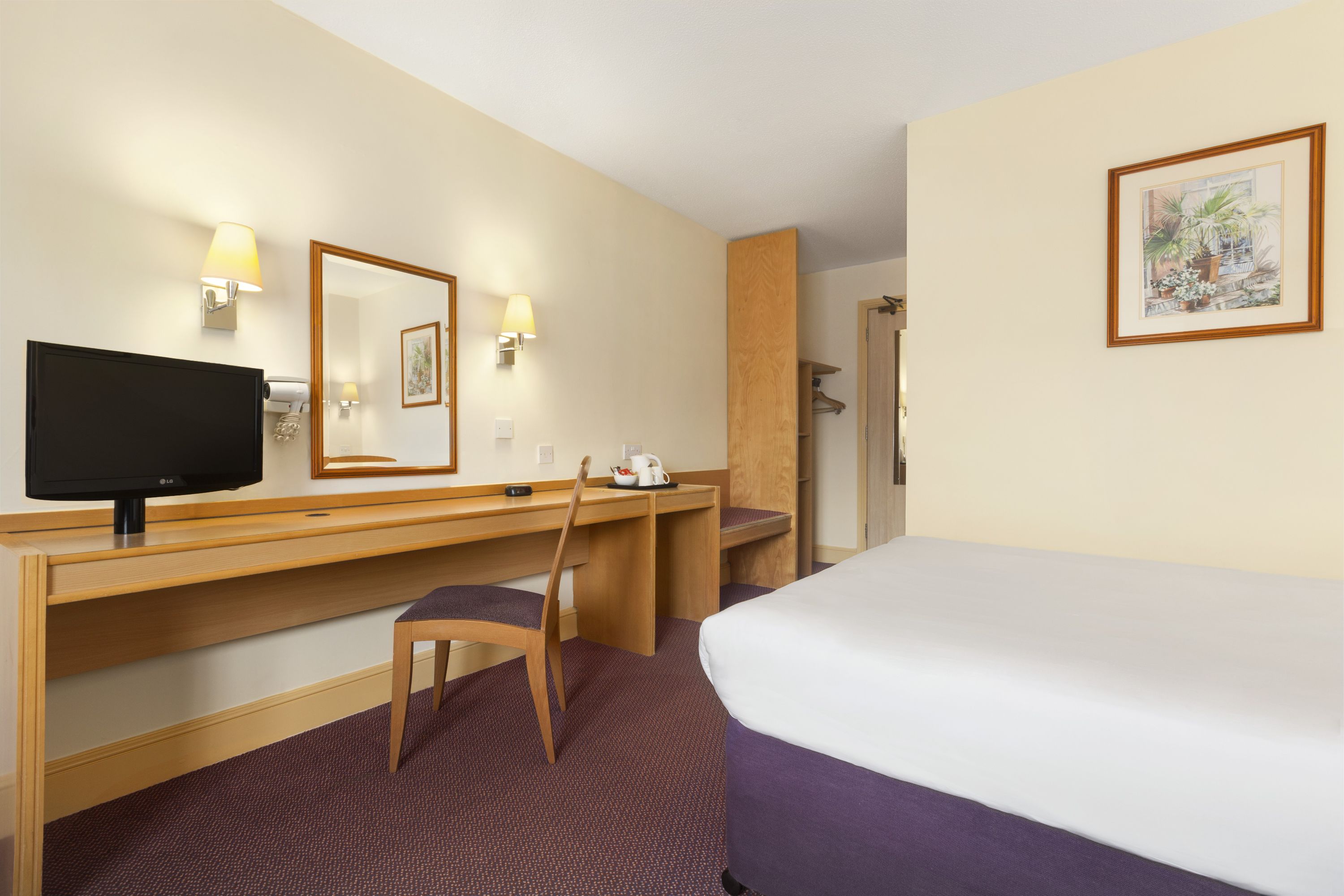 Guest room at the Days Inn by Wyndham Sevenoaks Clacket Lane in Westerham, Other than US/Canada
