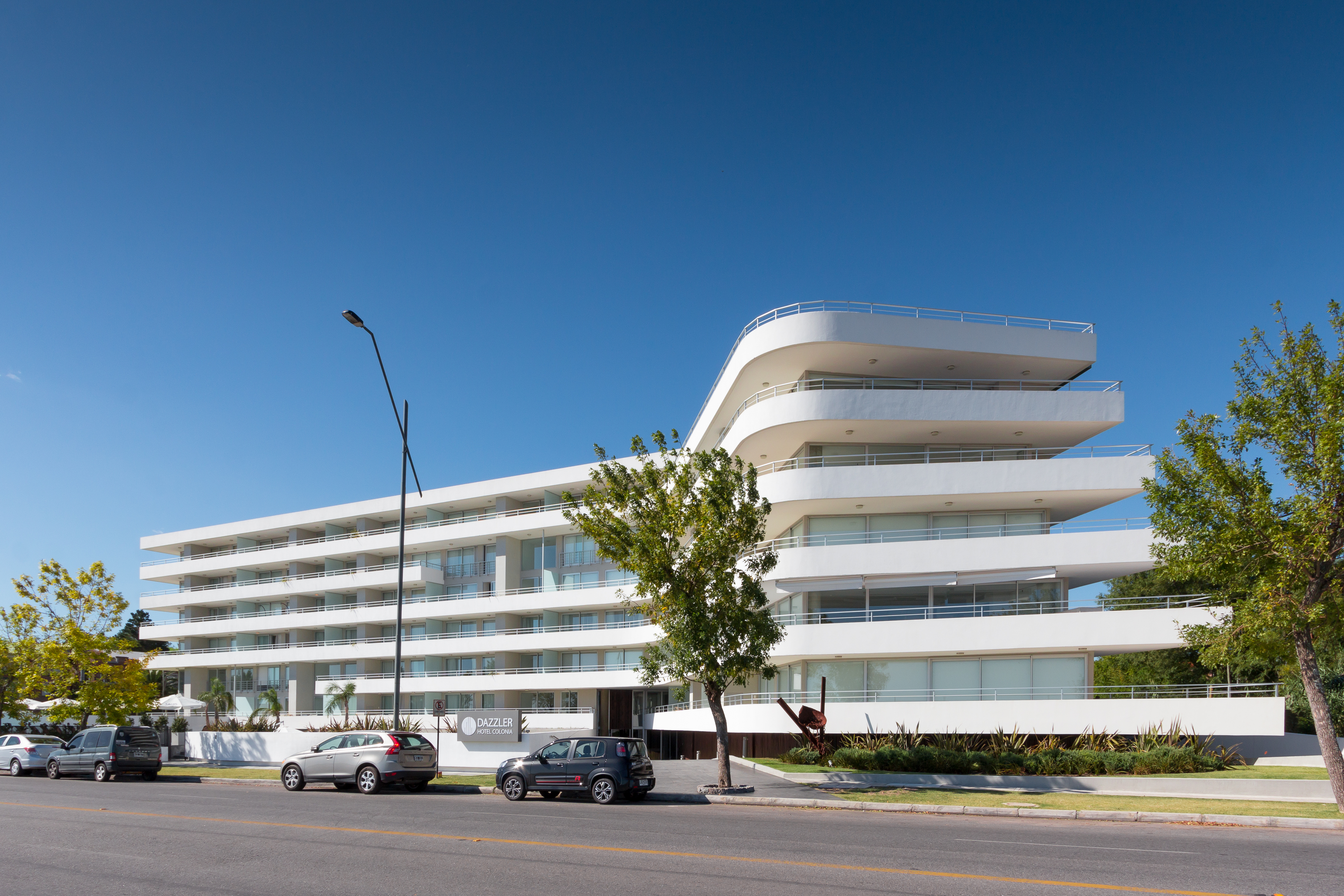 Exterior of Dazzler by Wyndham Colonia hotel in Colonia del Sacramento, Other than US/Canada