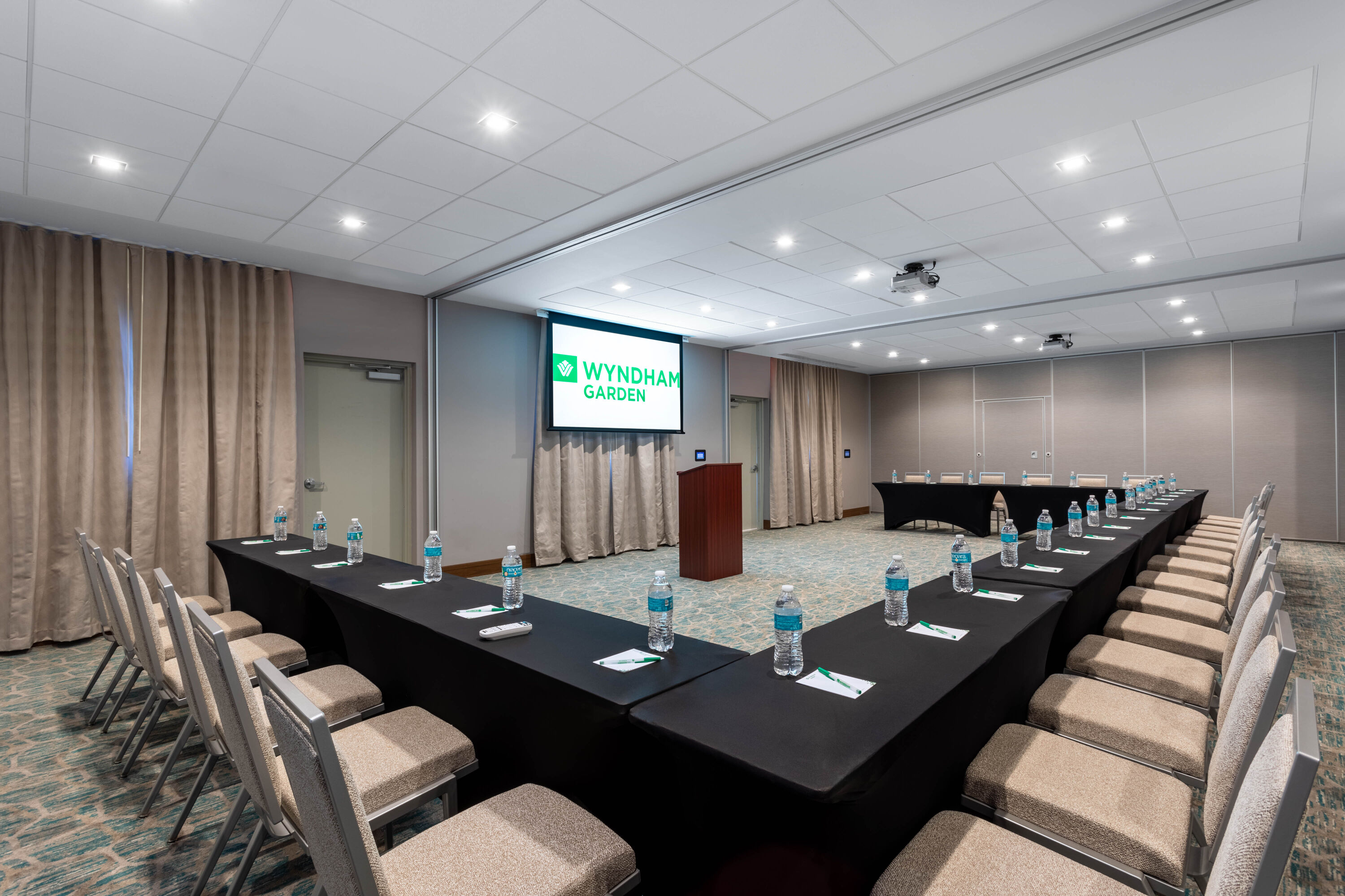 U-shape meeting room at Wyndham Garden Miami International Airport in Miami Springs, Florida