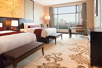 Guest room at the Wyndham Grand Xian South in Xian, Other than US/Canada