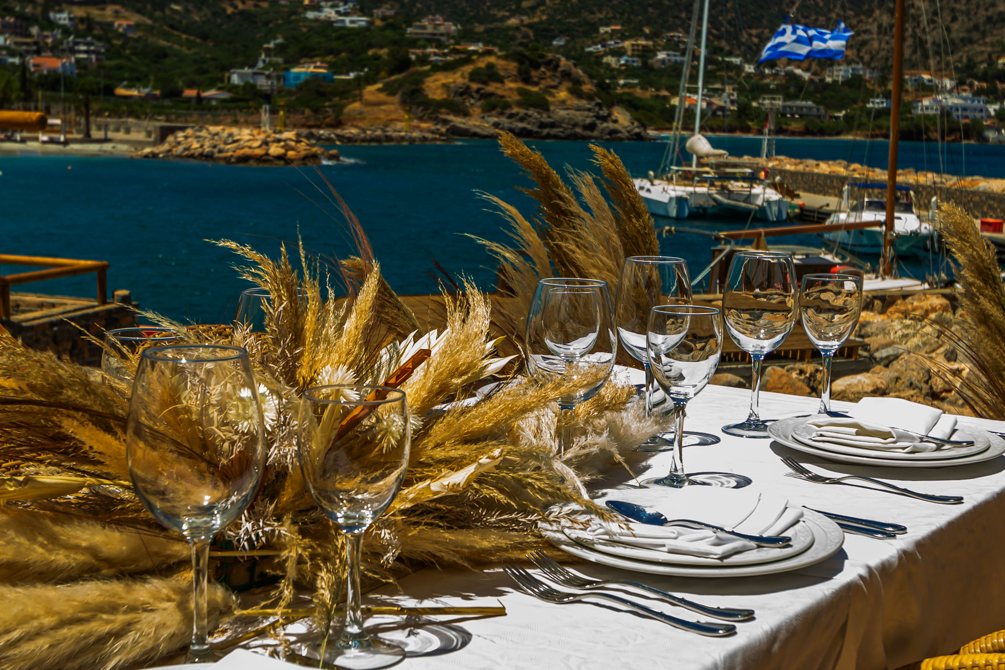 Wyndham Grand Crete Mirabello Bay ballroom wedding in Agios Nikolaos, Other than US/Canada