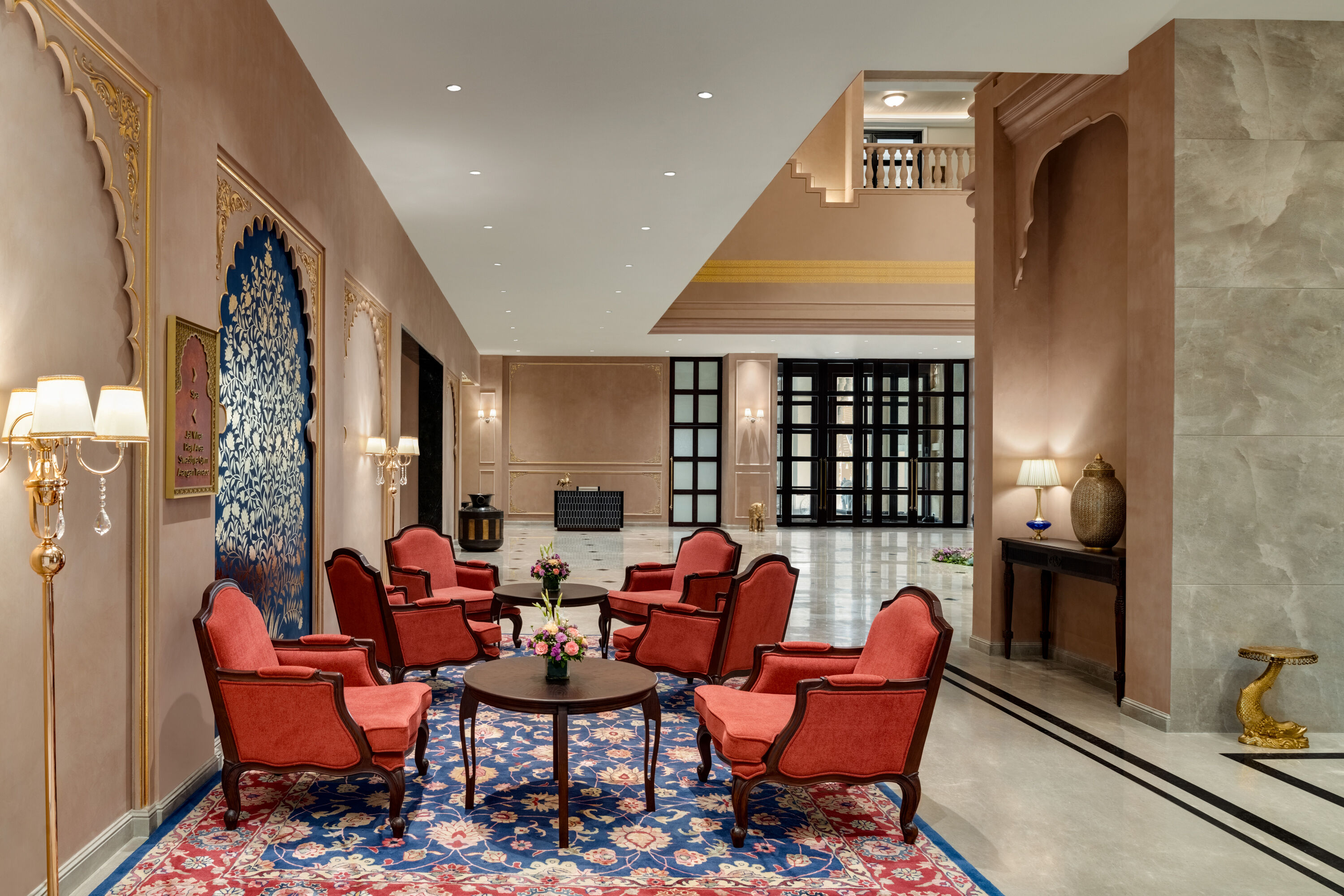 Wyndham Grand Udaipur Palace lobby atrium in Udaipur, Other than US/Canada