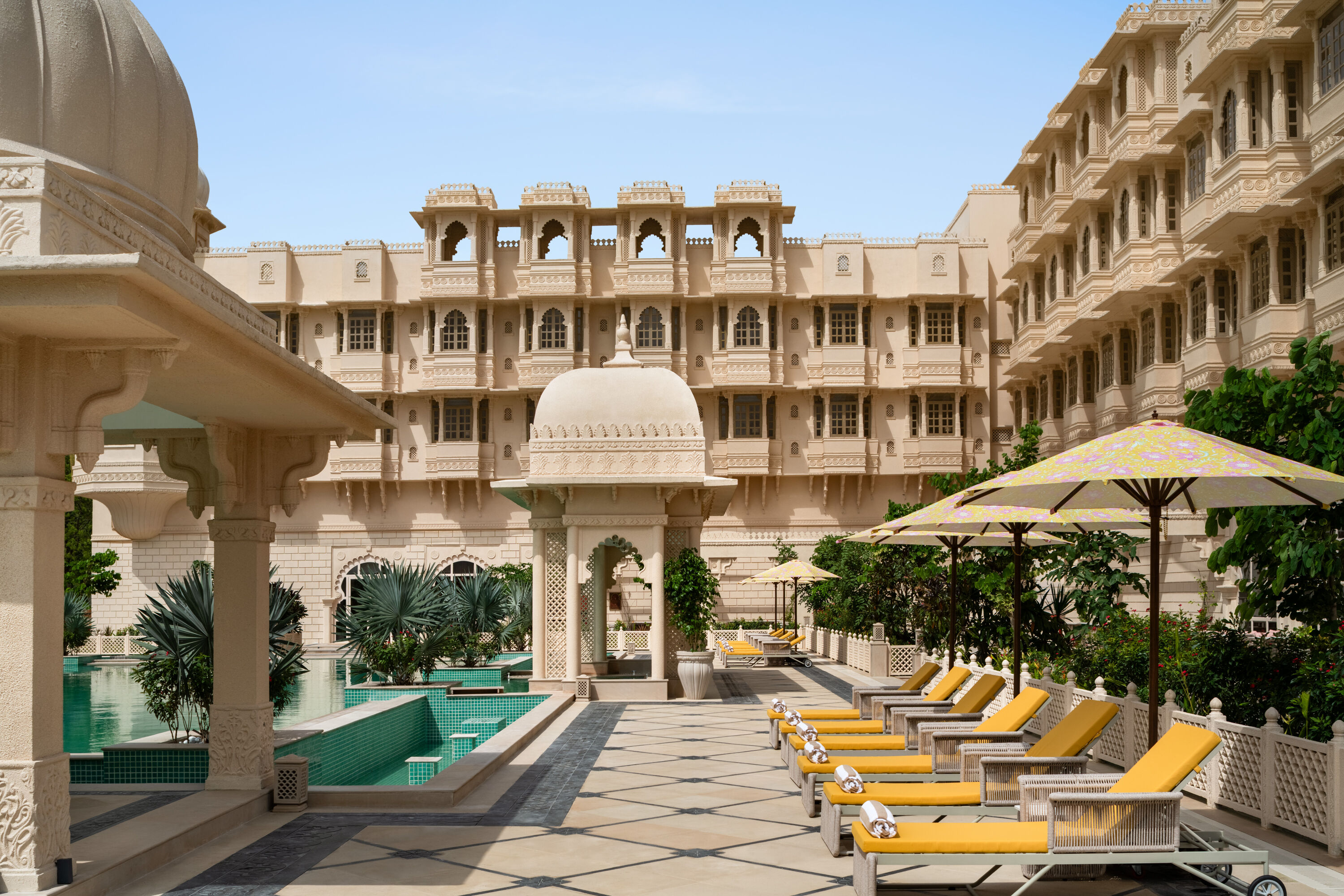 Pool at the Wyndham Grand Udaipur Palace in Udaipur, Other than US/Canada