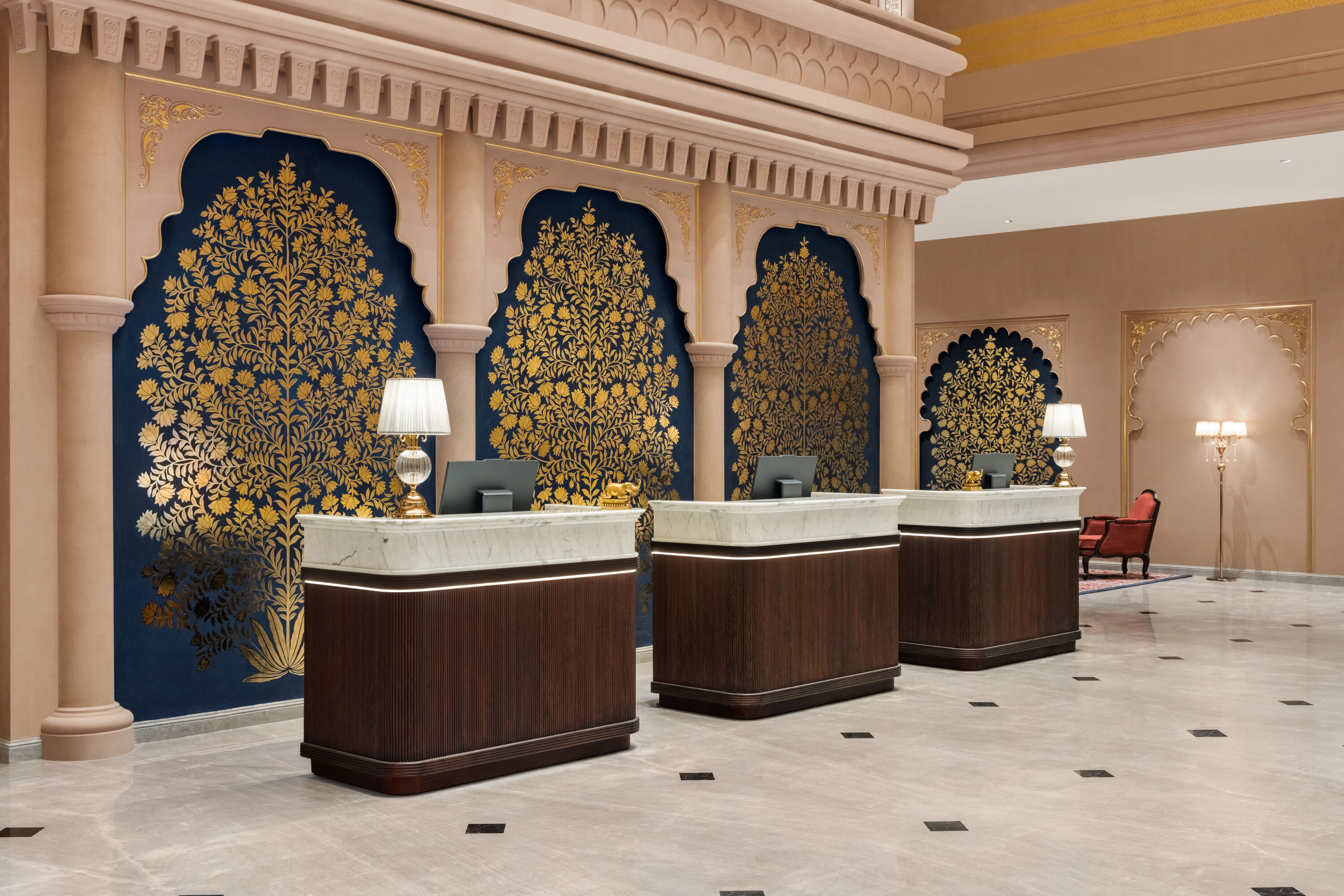 Wyndham Grand Udaipur Palace reception in Udaipur, Other than US/Canada
