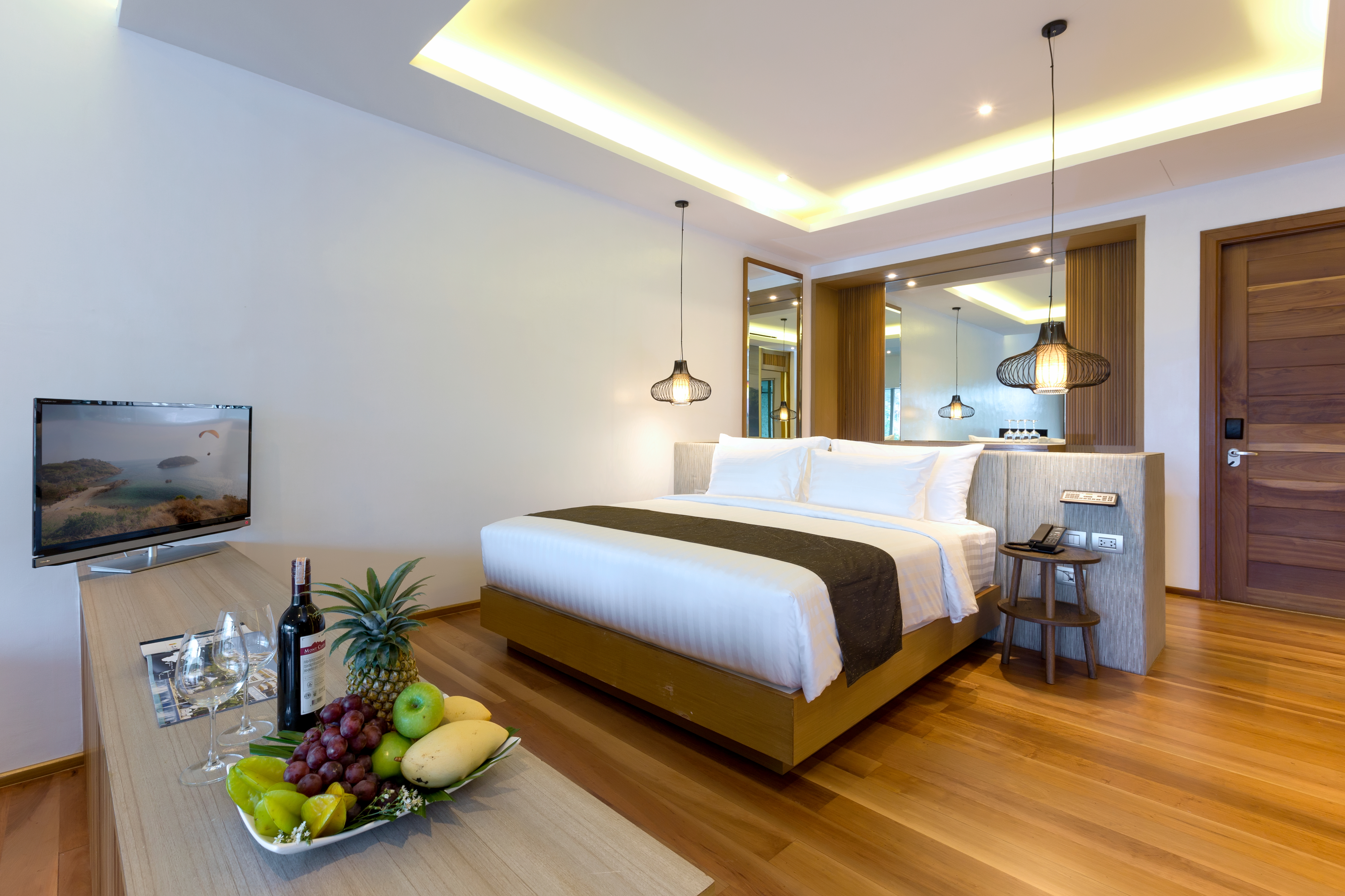 Guest room at the Wyndham Grand Phuket Kalim Bay in Phuket, Other than US/Canada