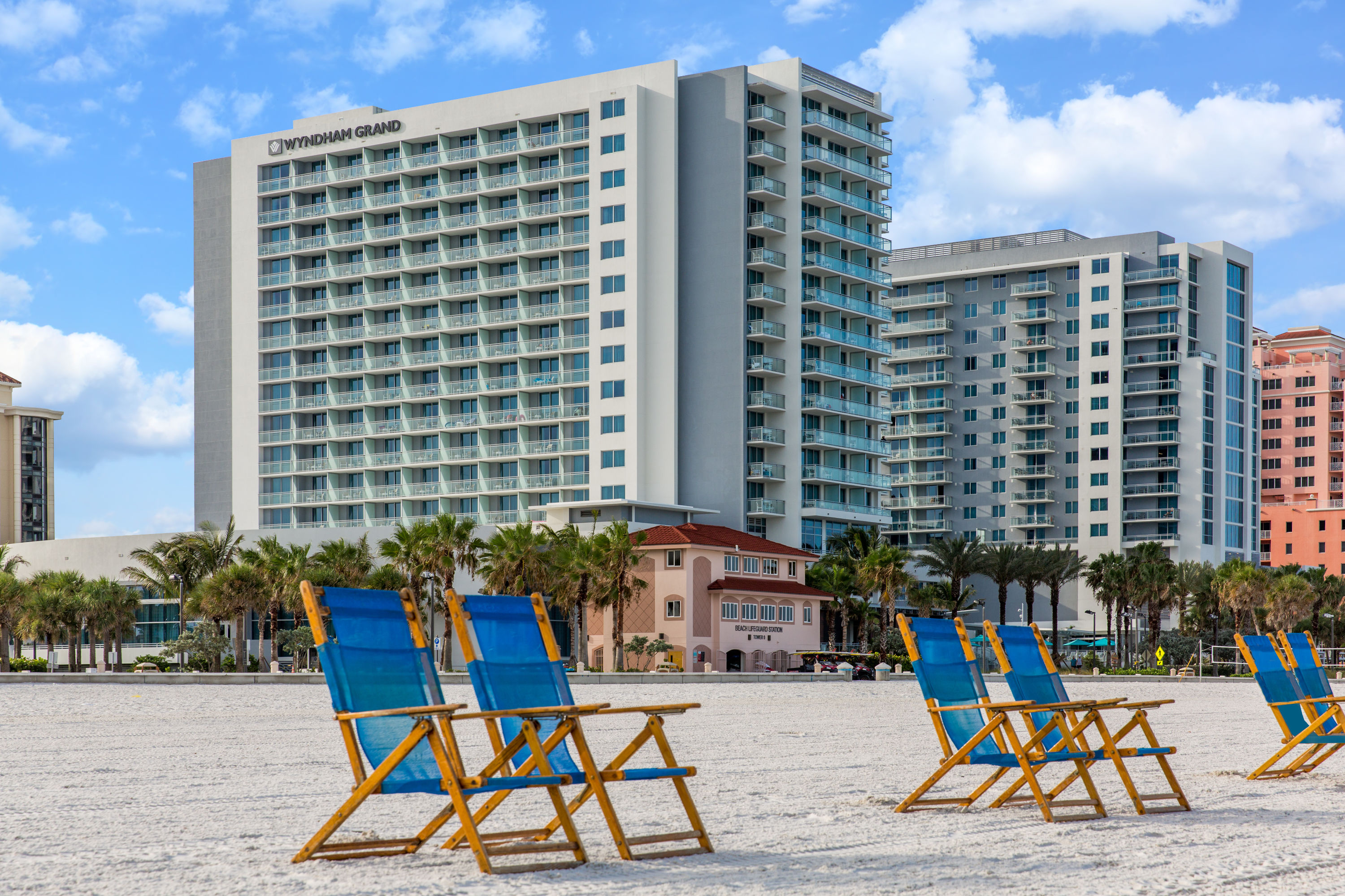 Exterior Day Image of Wyndham Grand Clearwater Beach hotel in Clearwater, Florida