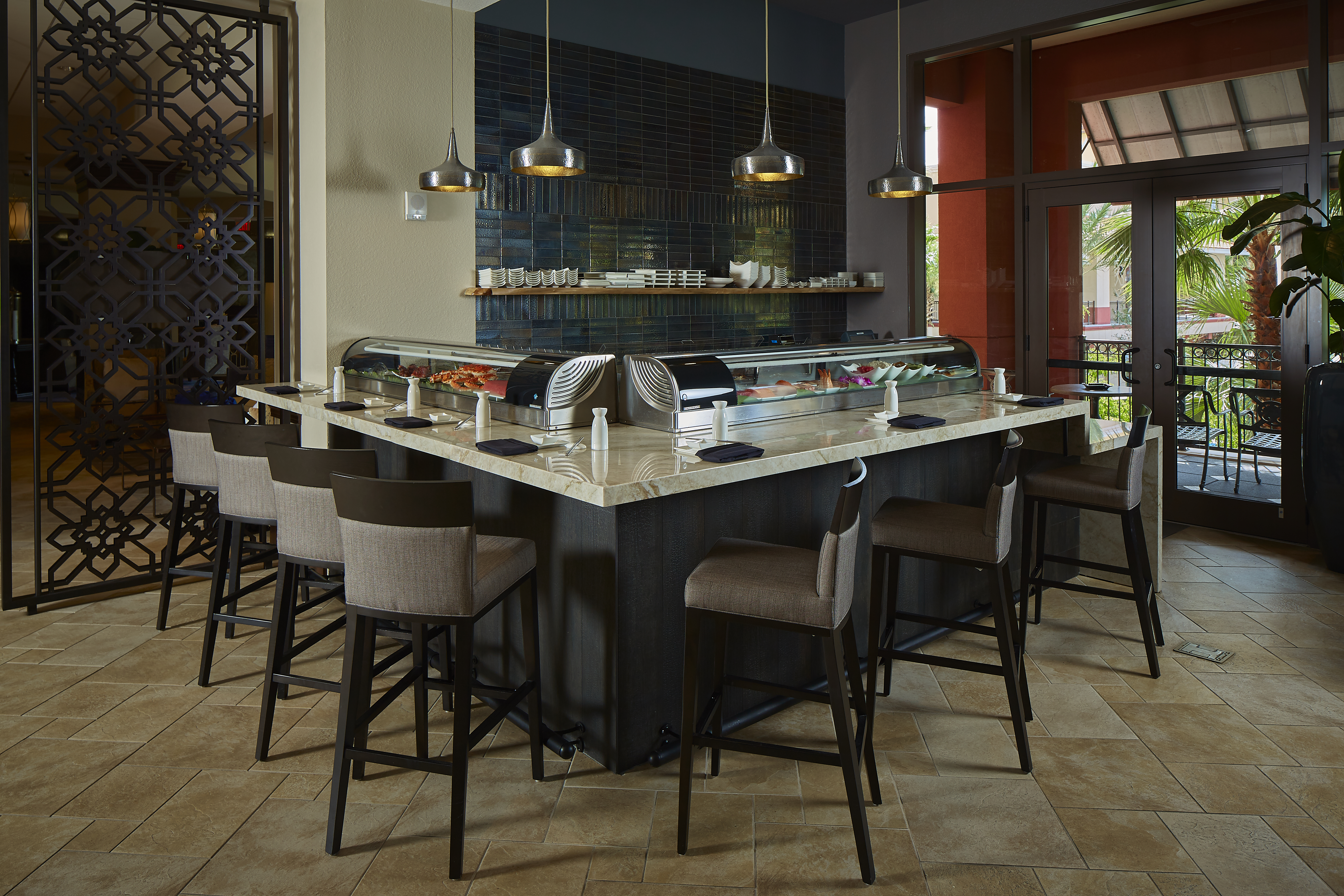 Wyndham Grand Orlando Resort Bonnet Creek restaurant bar in Orlando, Florida
