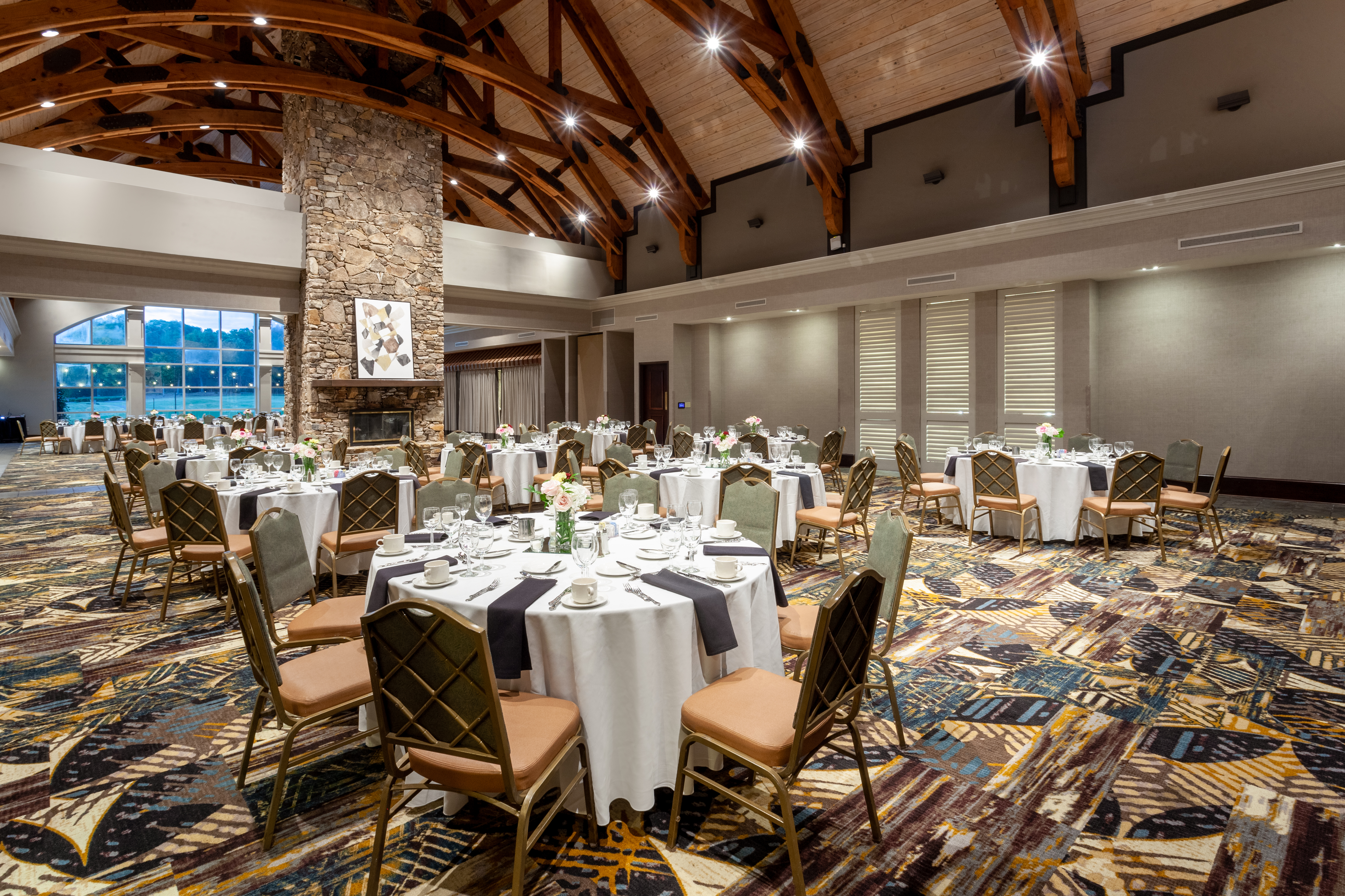 Meeting room at Grandover Resort & Spa, a Wyndham Grand Hotel in Greensboro, North Carolina