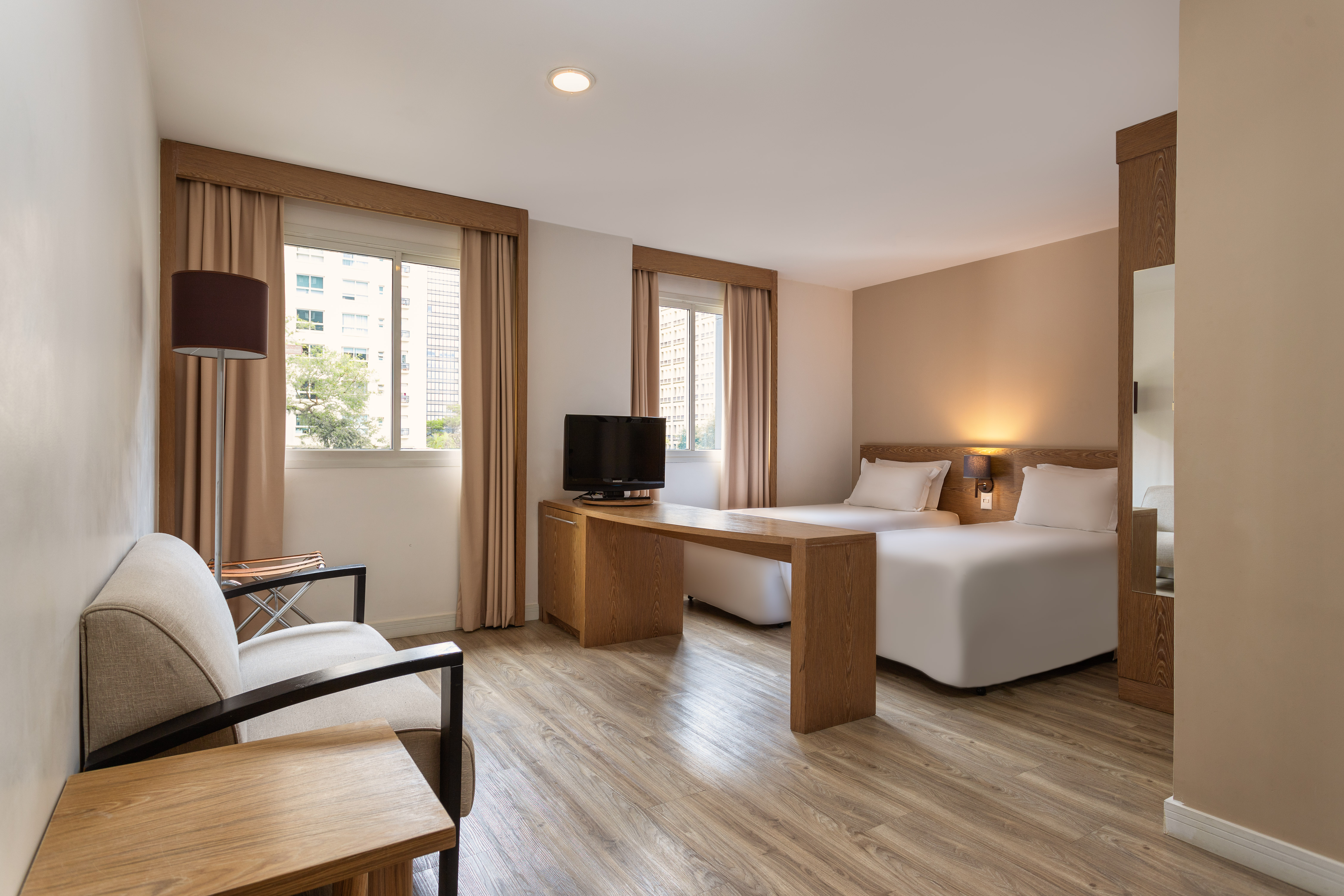 Guest room at the Wyndham Sao Paulo Paulista in Sao Paulo, Other than US/Canada