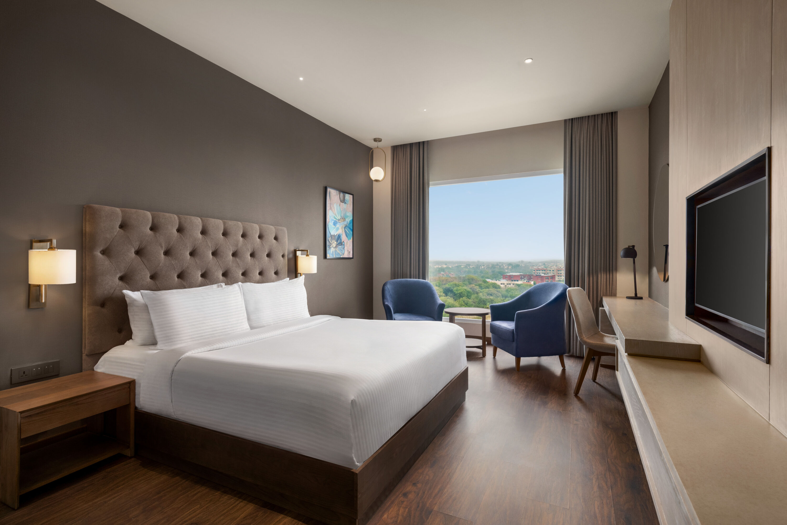 Guest room at the Wyndham Chandigarh Mohali in MOHALI, Other than US/Canada