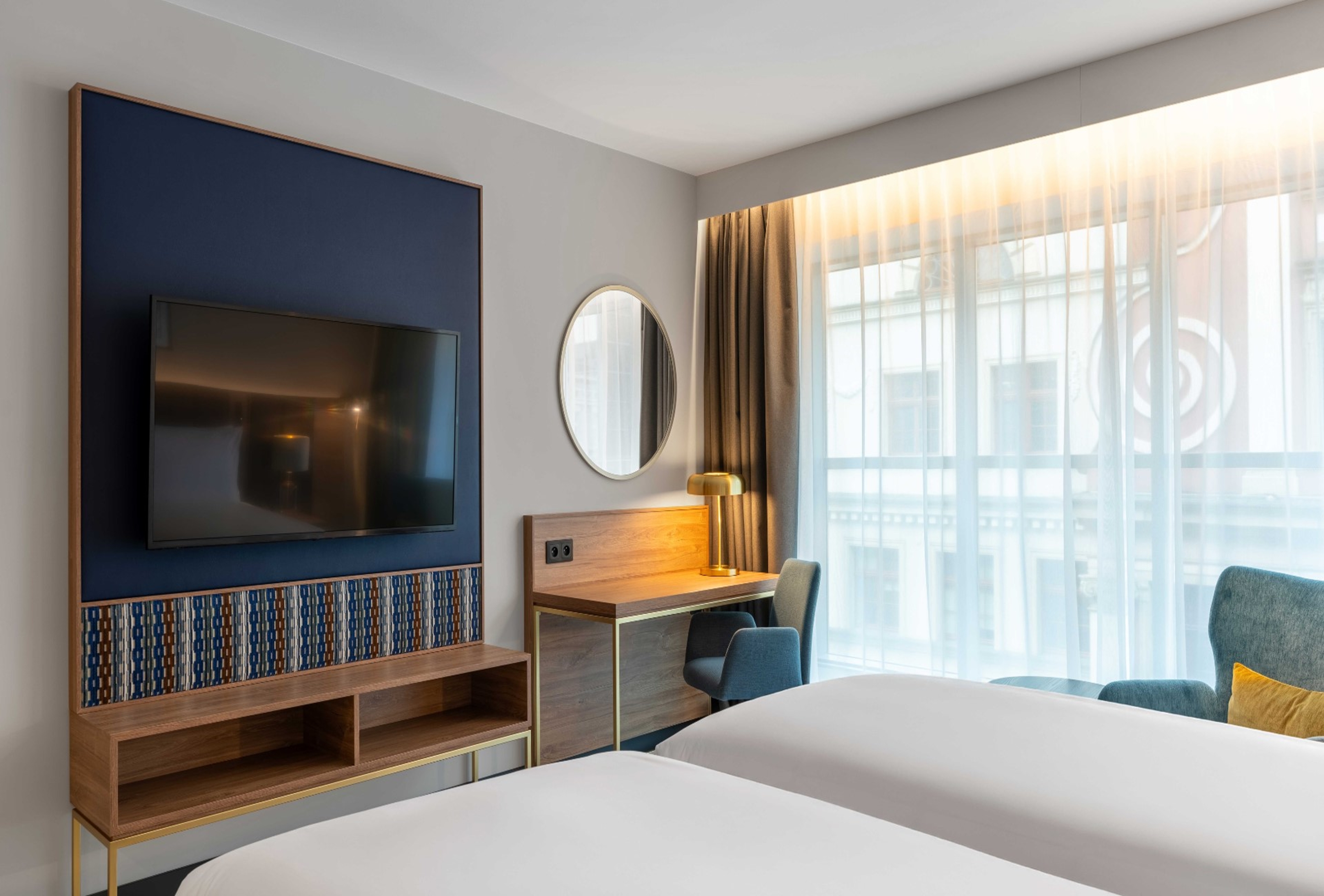 Guest room at the Wyndham Wroclaw Old Town in Wroclaw, Other than US/Canada