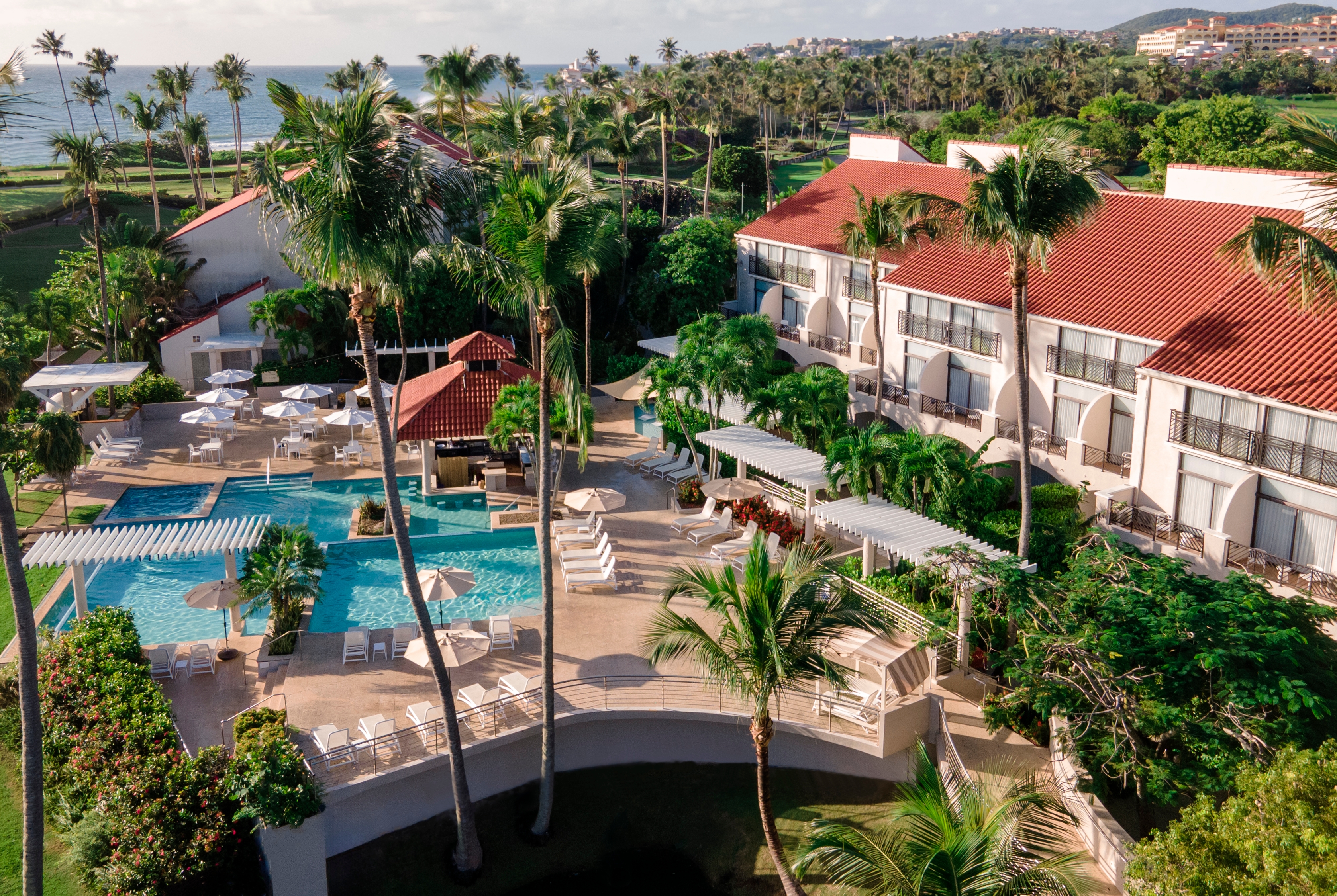 Exterior of Wyndham Palmas Beach and Golf Boutique Resort hotel in Humacao, Other than US/Canada