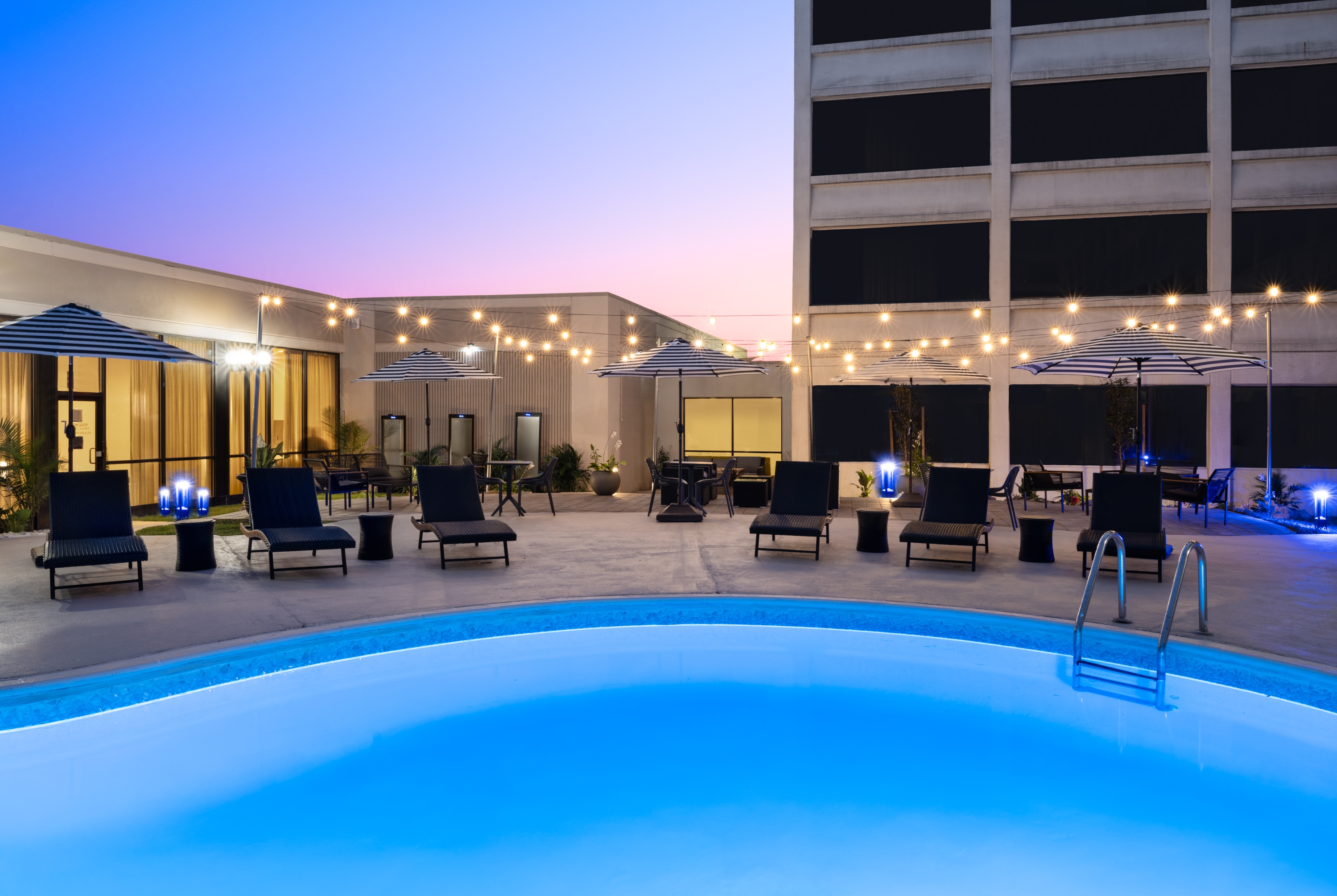 Pool at the Wyndham Indianapolis Airport in Indianapolis, Indiana