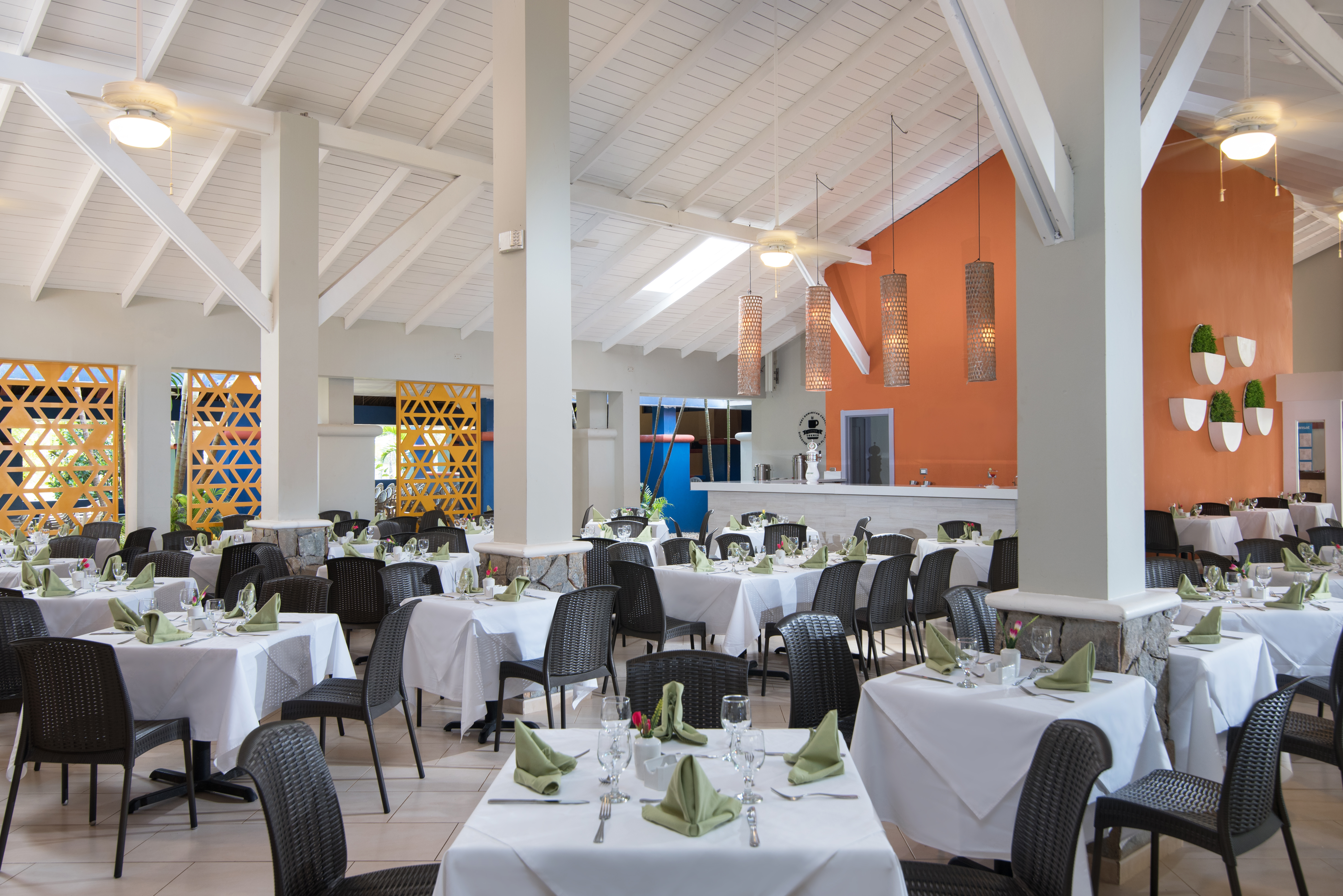 Wyndham Alltra Samana All Inclusive Resort restaurant buffet in Las Galeras, Other than US/Canada