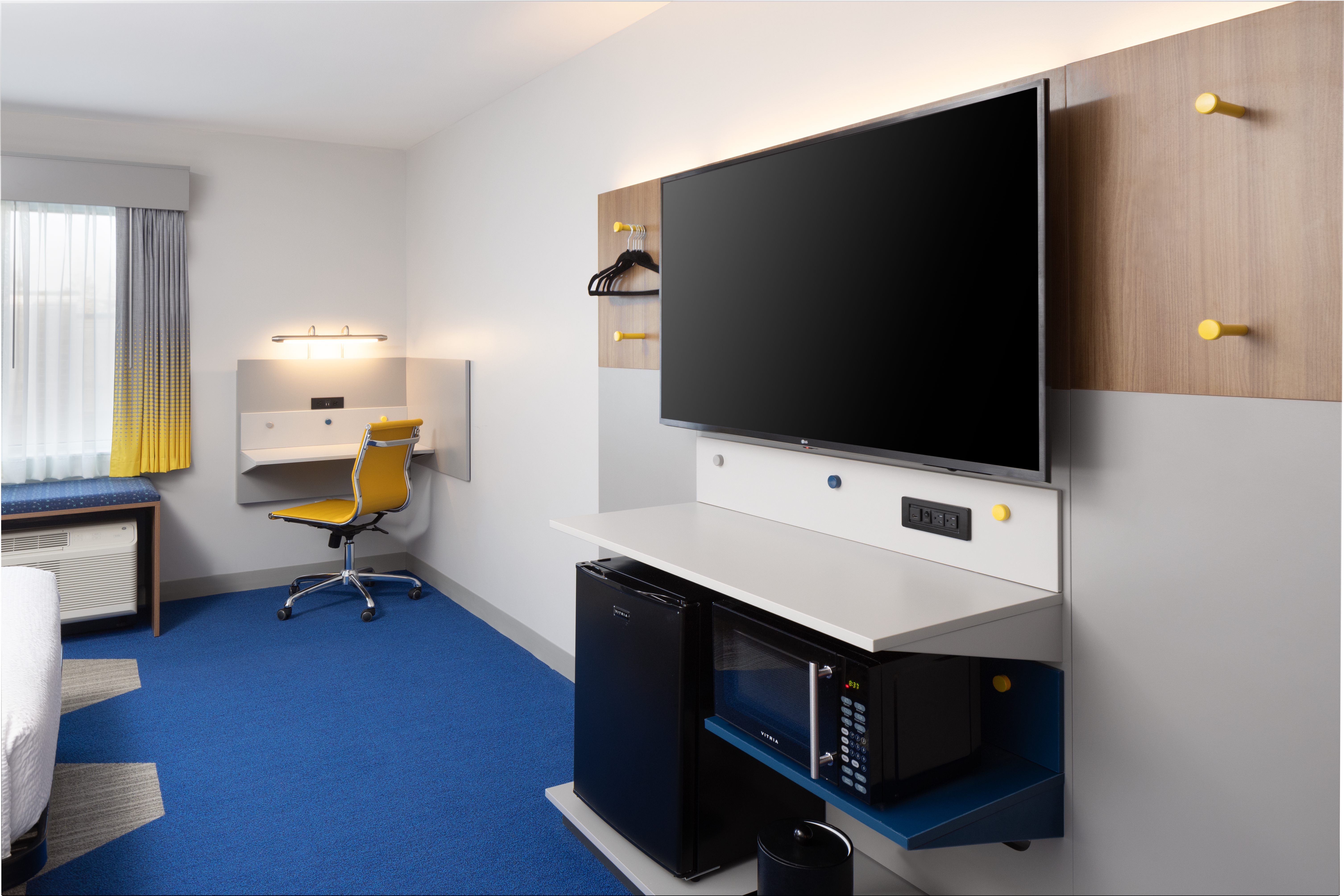 Guest room at the Microtel Inn & Suites by Wyndham Macedon in Macedon, New York