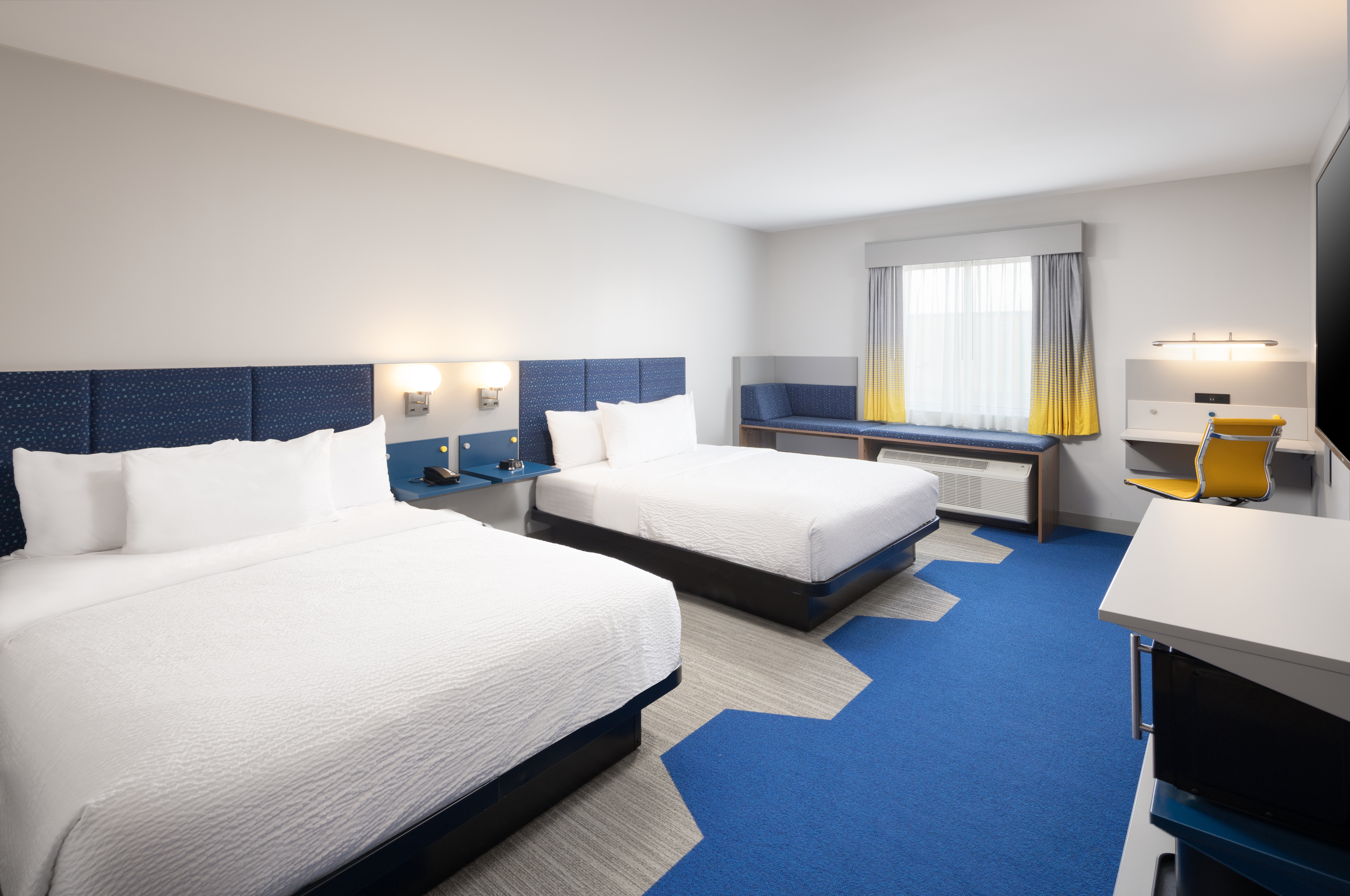 Guest room at the Microtel Inn & Suites by Wyndham Macedon in Macedon, New York