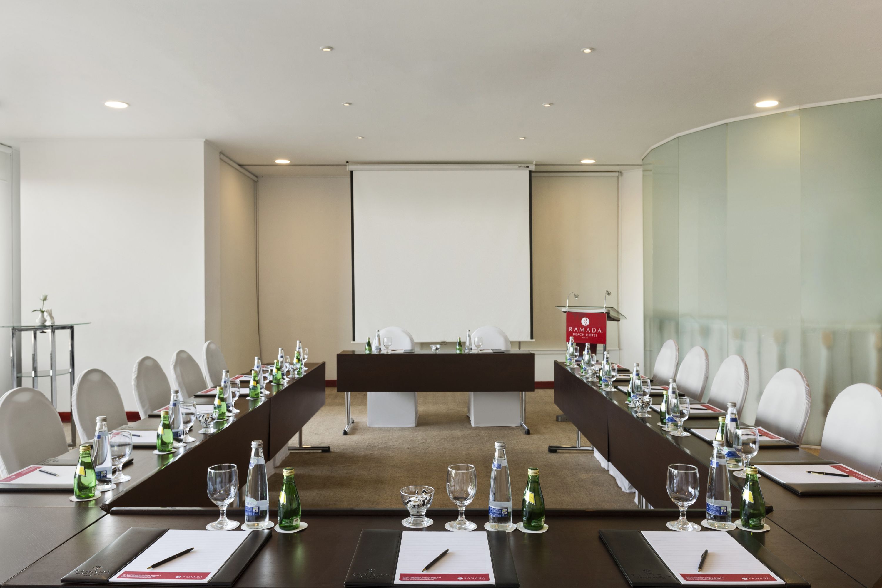 Meeting room at Ramada by Wyndham Beach Hotel Ajman in Ajman, Other than US/Canada