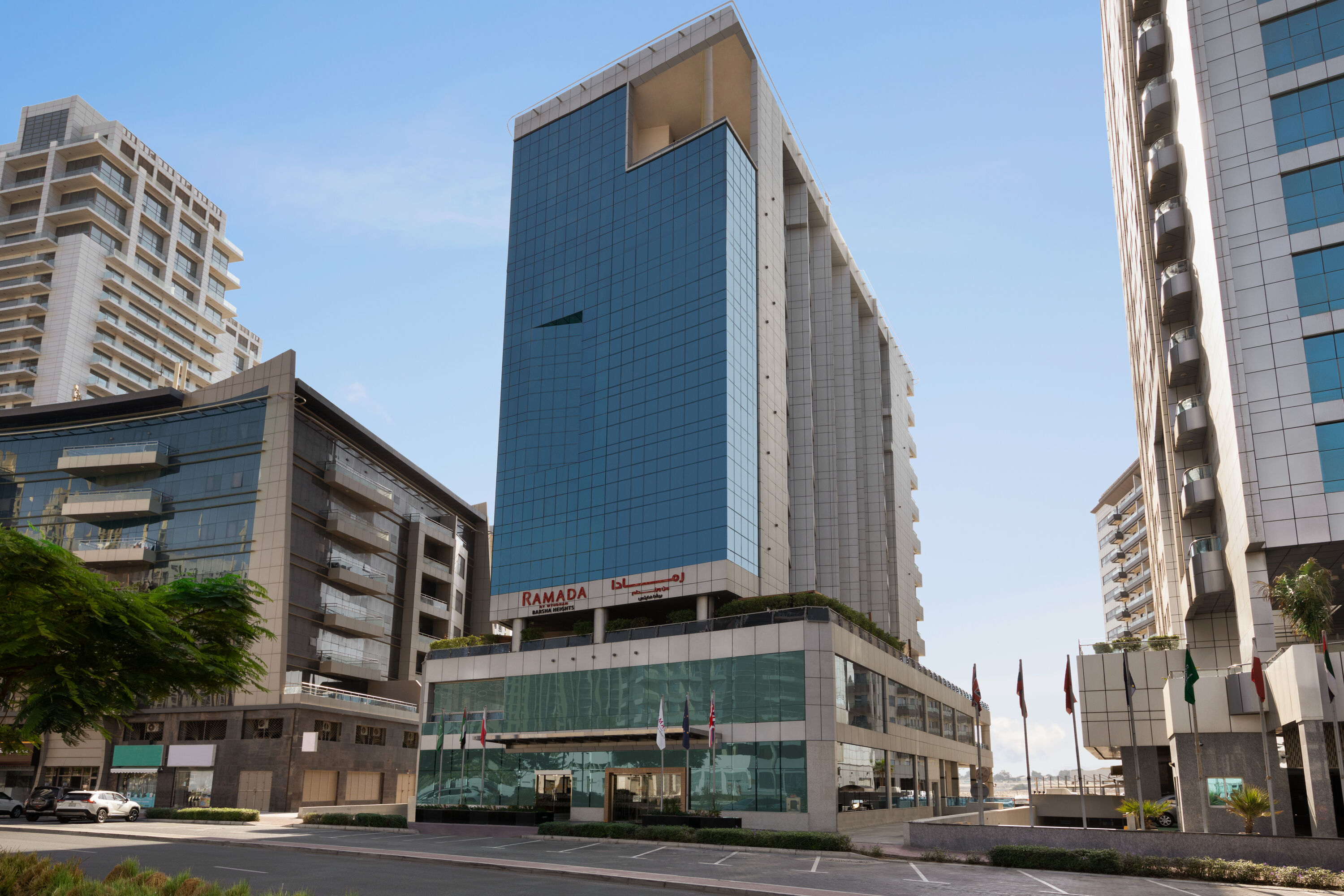 Exterior of Ramada by Wyndham Dubai Barsha Heights hotel in Dubai, Other than US/Canada