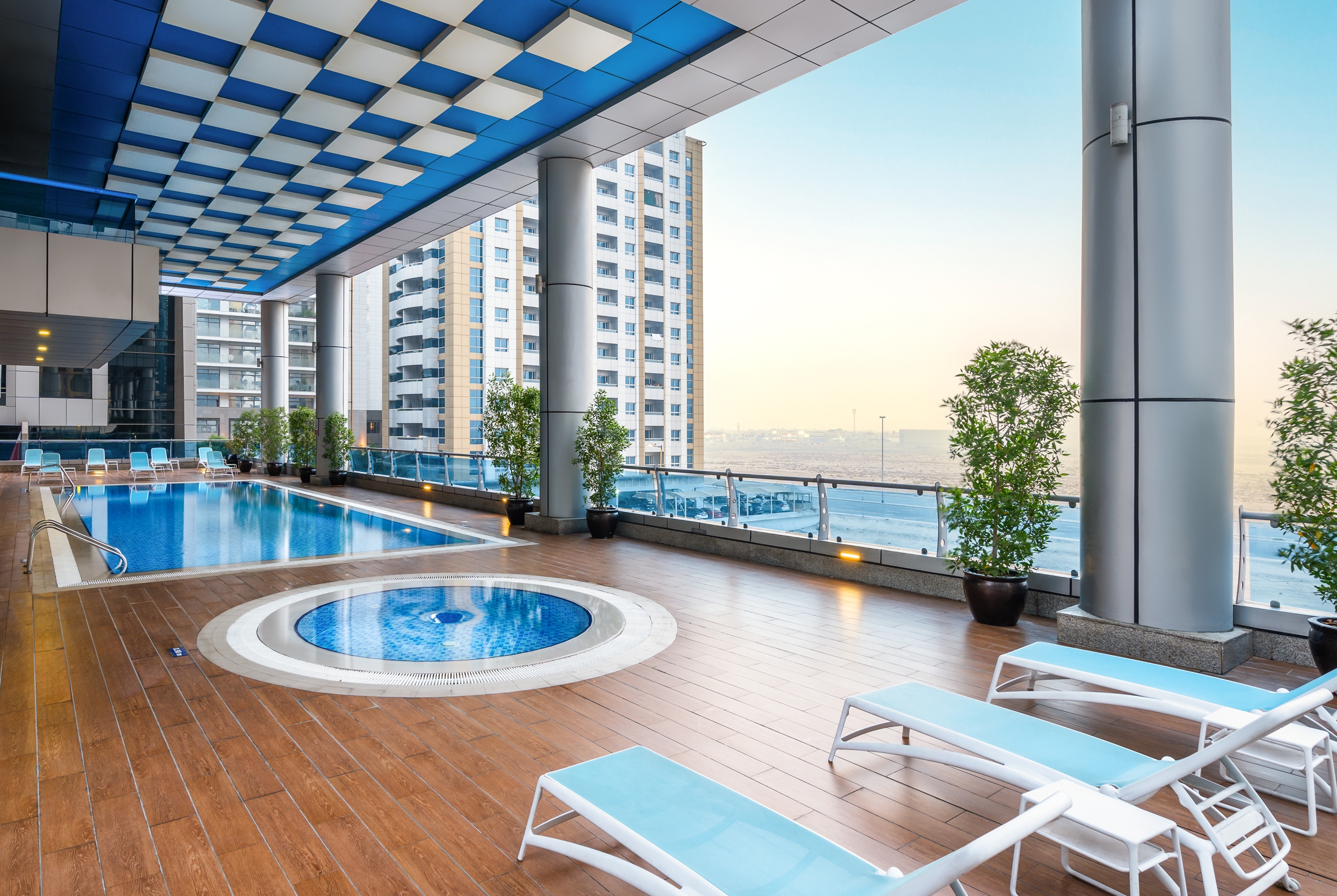 Pool at the Ramada by Wyndham Dubai Barsha Heights in Dubai, Other than US/Canada