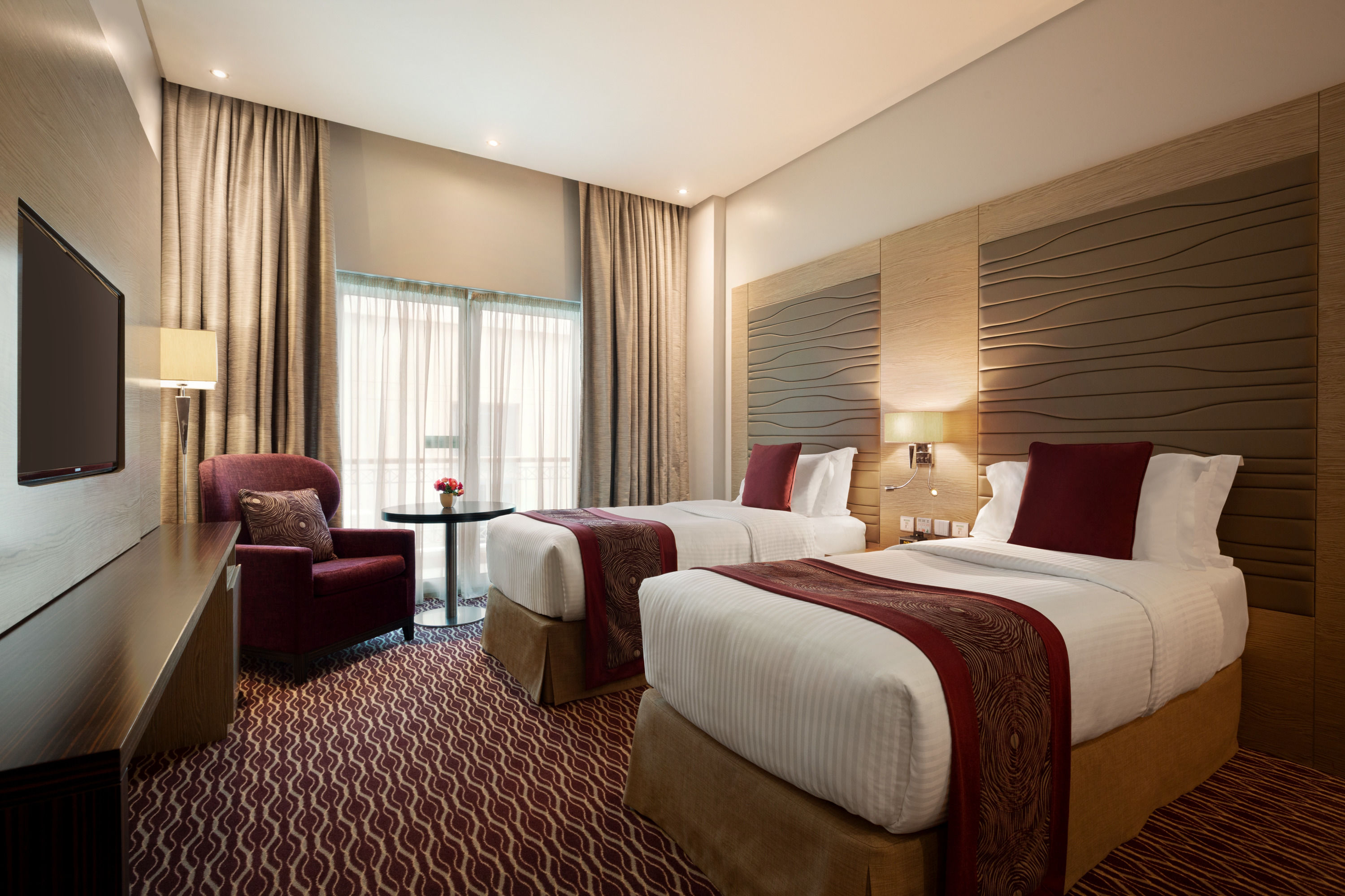 Double bed guest room at the Ramada Resort by Wyndham Manama Seef in Manama, Other than US/Canada