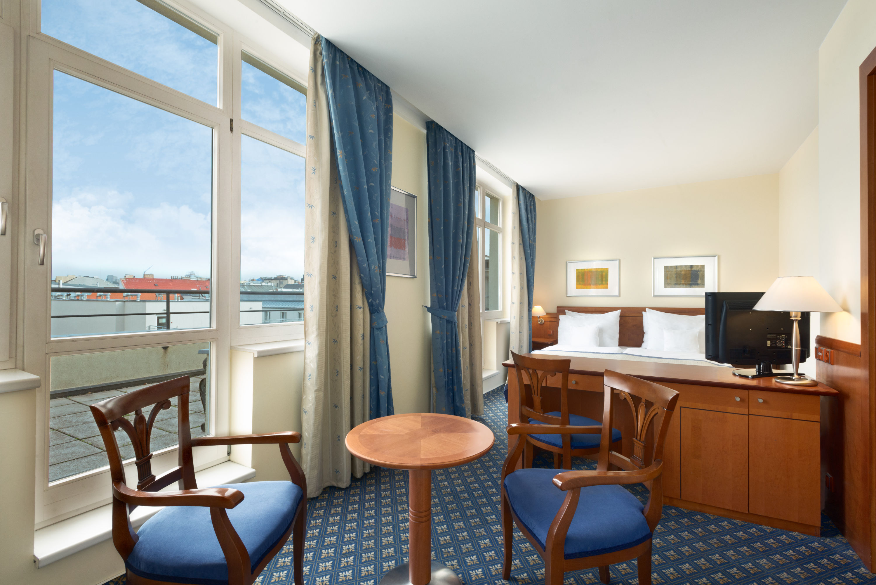 Guest room at the Ramada by Wyndham Prague City Centre in Prague, Other than US/Canada