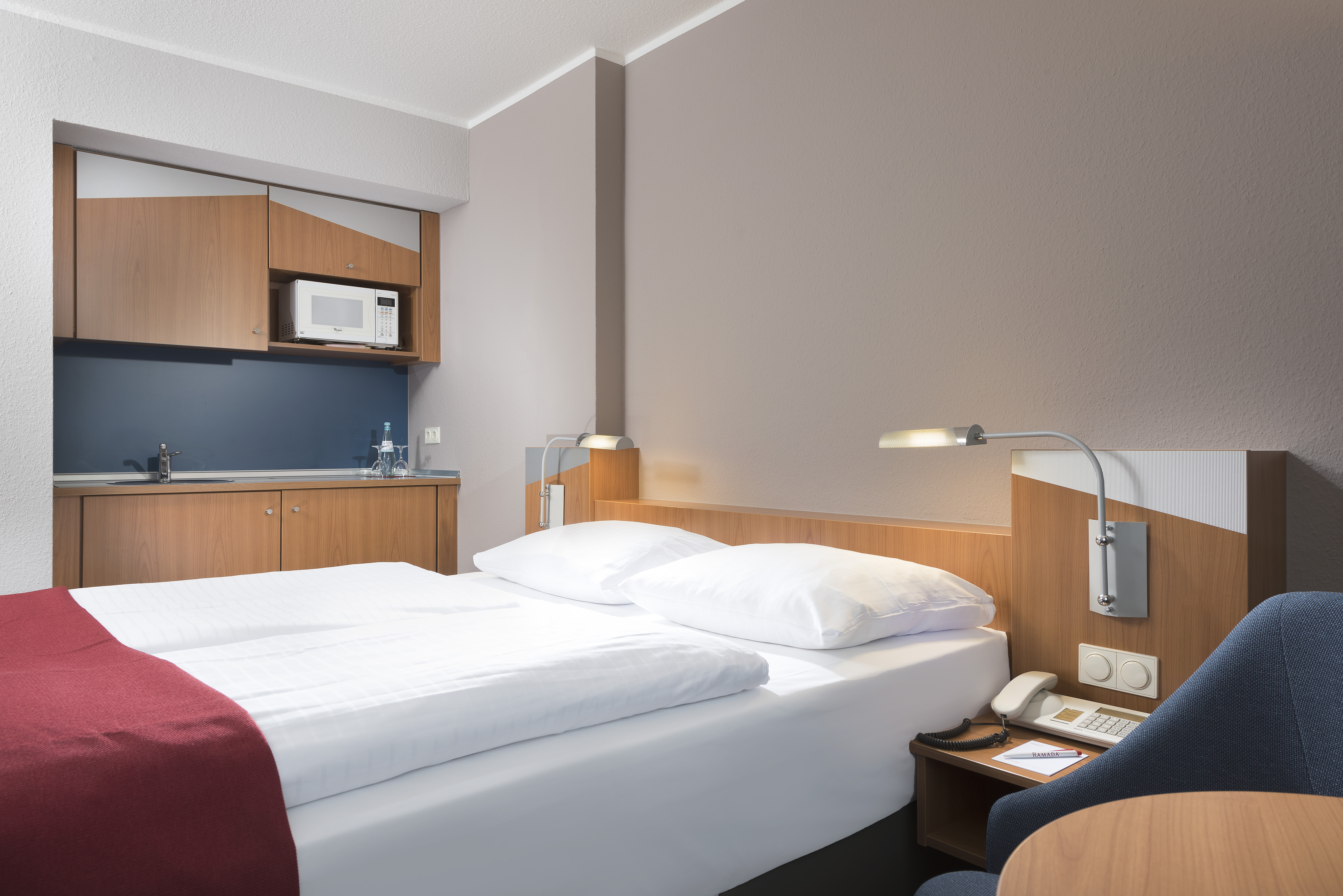 Guest room at the Ramada by Wyndham Hannover in Hannover, Other than US/Canada