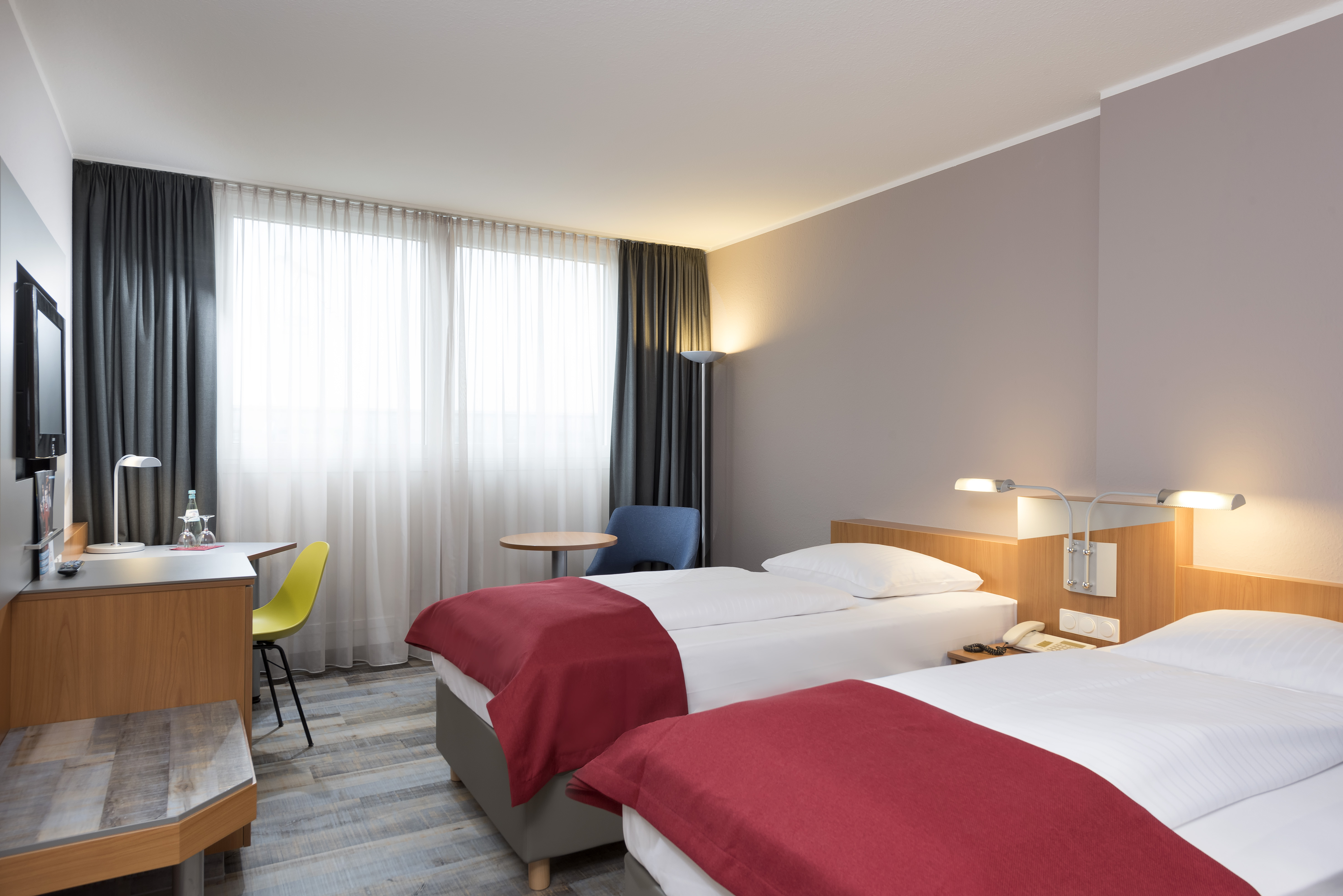 Guest room at the Ramada by Wyndham Hannover in Hannover, Other than US/Canada