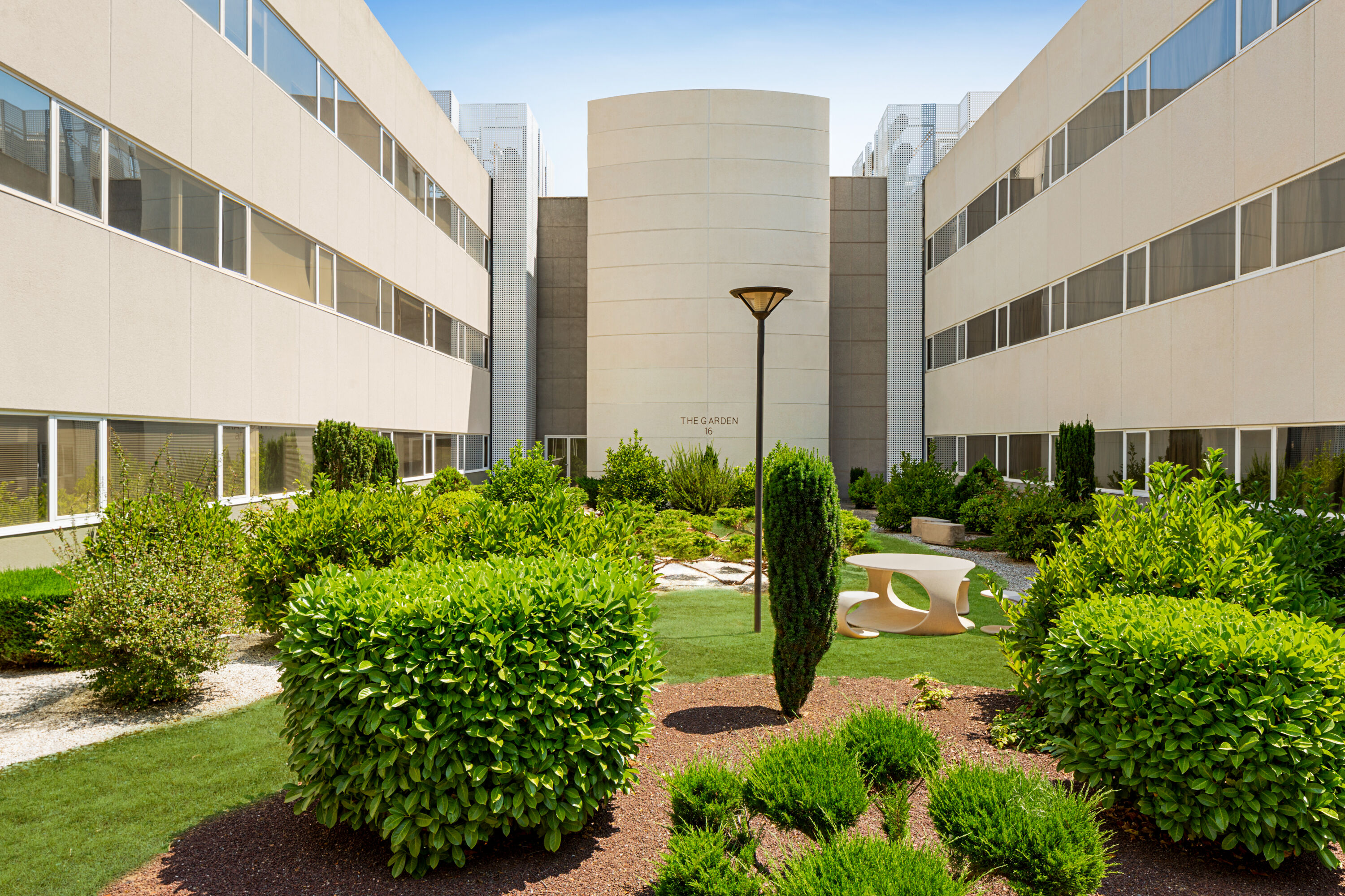 Courtyard at Ramada by Wyndham Madrid Tres Cantos in Tres Cantos, Other than US/Canada