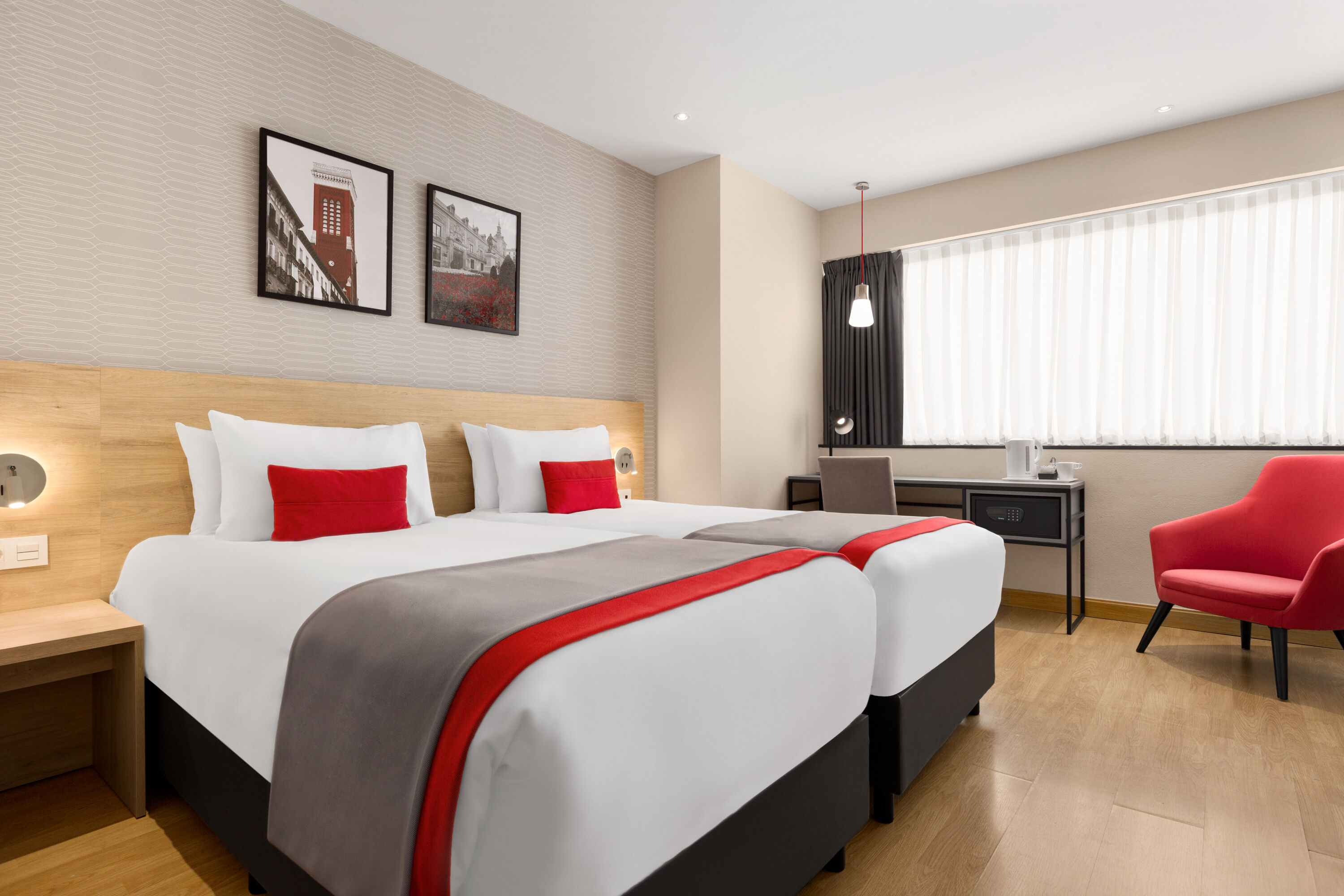Guest room at the Ramada by Wyndham Madrid Tres Cantos in Tres Cantos, Other than US/Canada