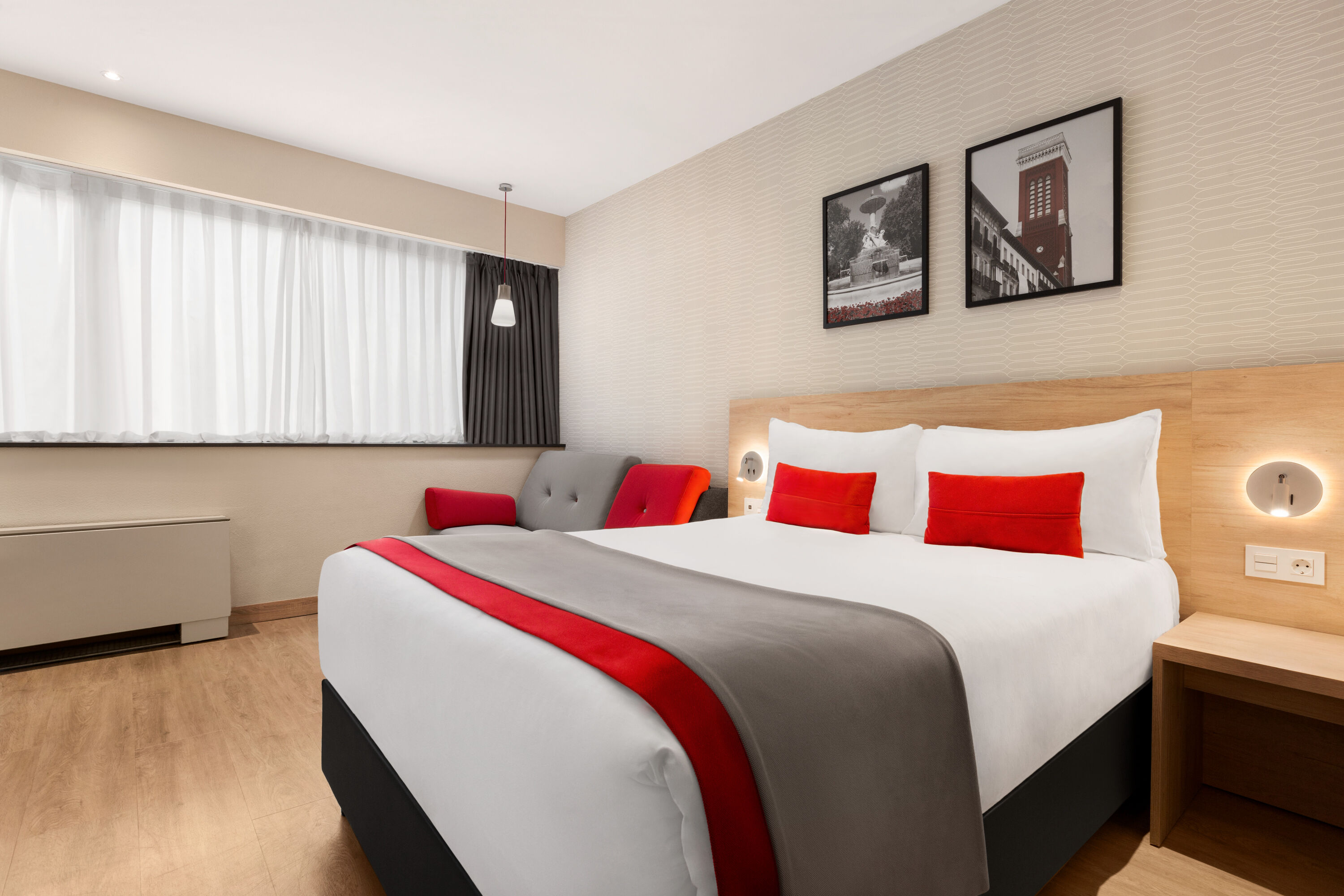 Guest room at the Ramada by Wyndham Madrid Tres Cantos in Tres Cantos, Other than US/Canada